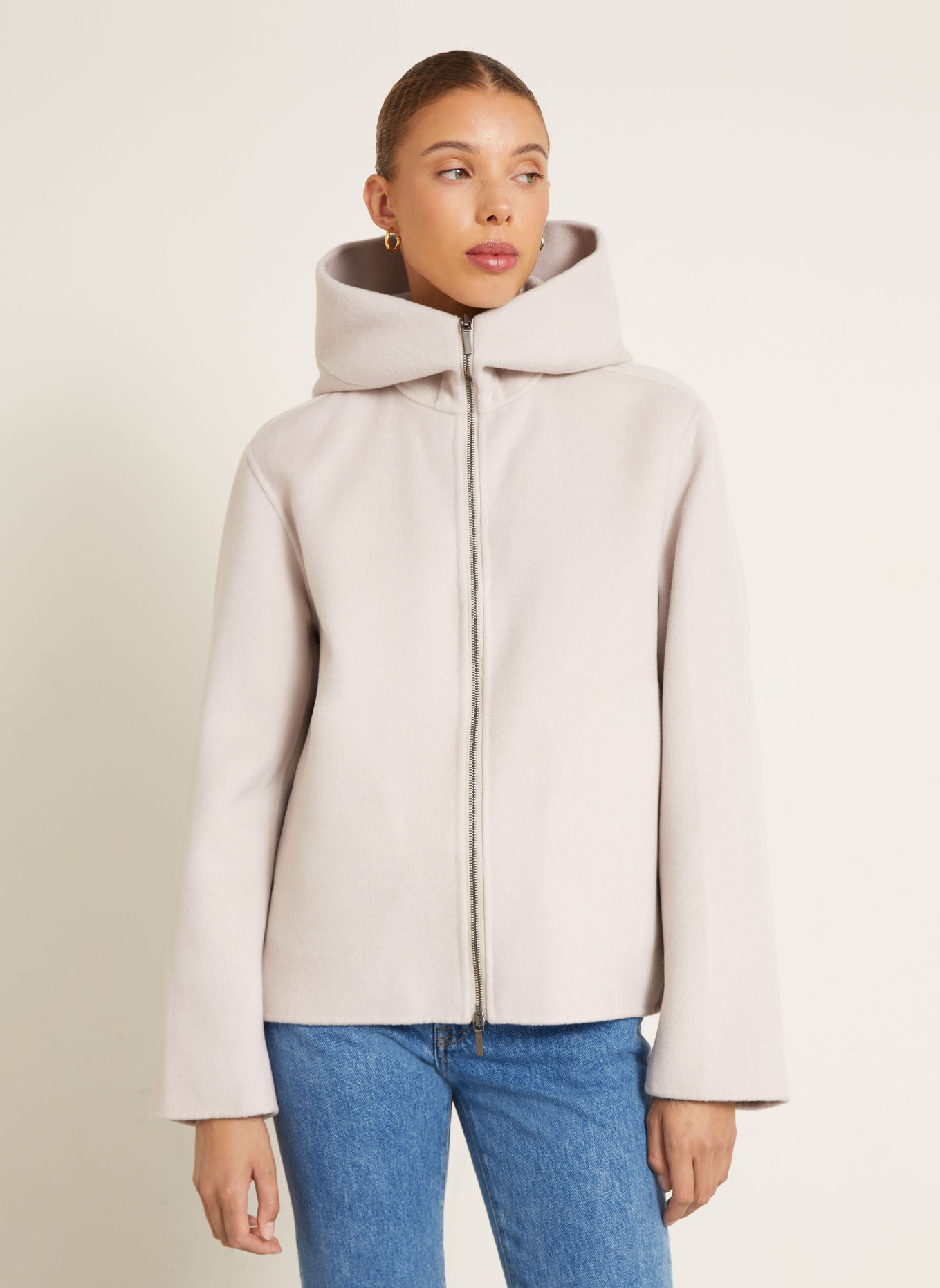 IRIS von ARNIM Kastenjacke DANCE mit Cashmere: ECRU
