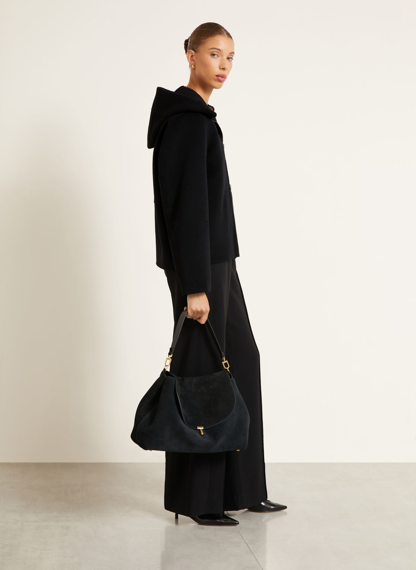 IRIS von ARNIM Kastenjacke DANCE mit Cashmere: SCHWARZ