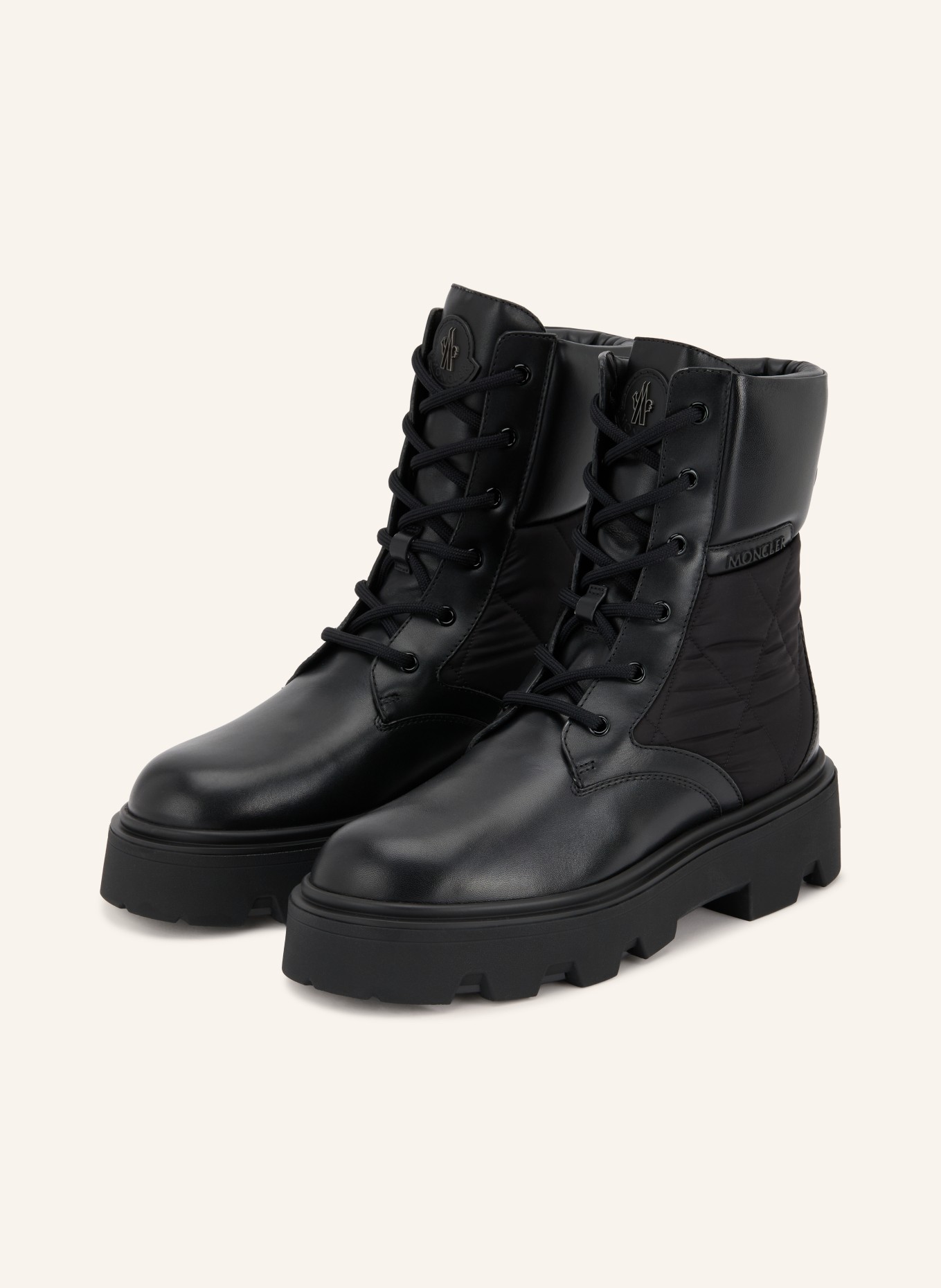MONCLER Schnürboots AUREA: SCHWARZ