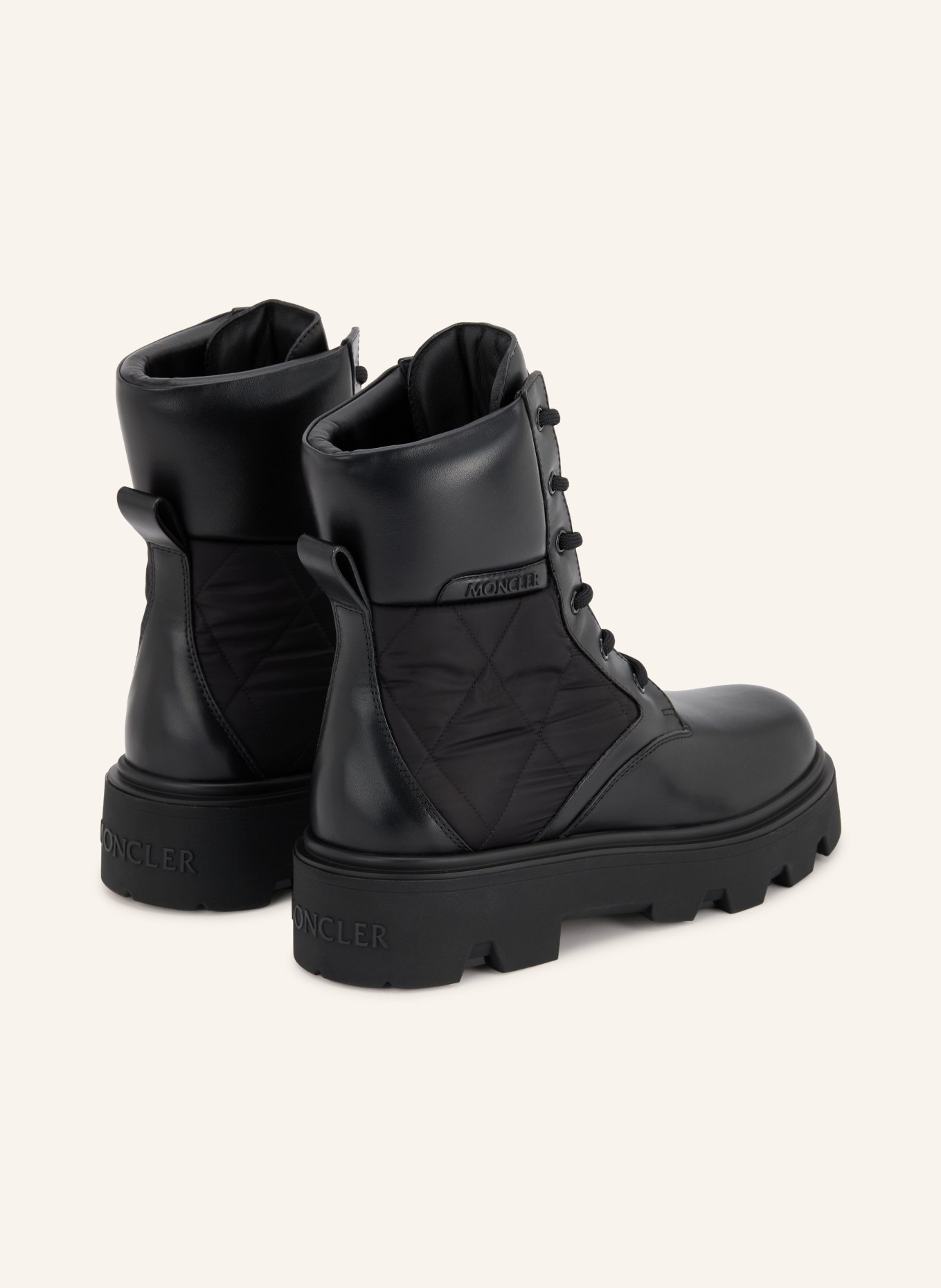 MONCLER Schnürboots AUREA: SCHWARZ