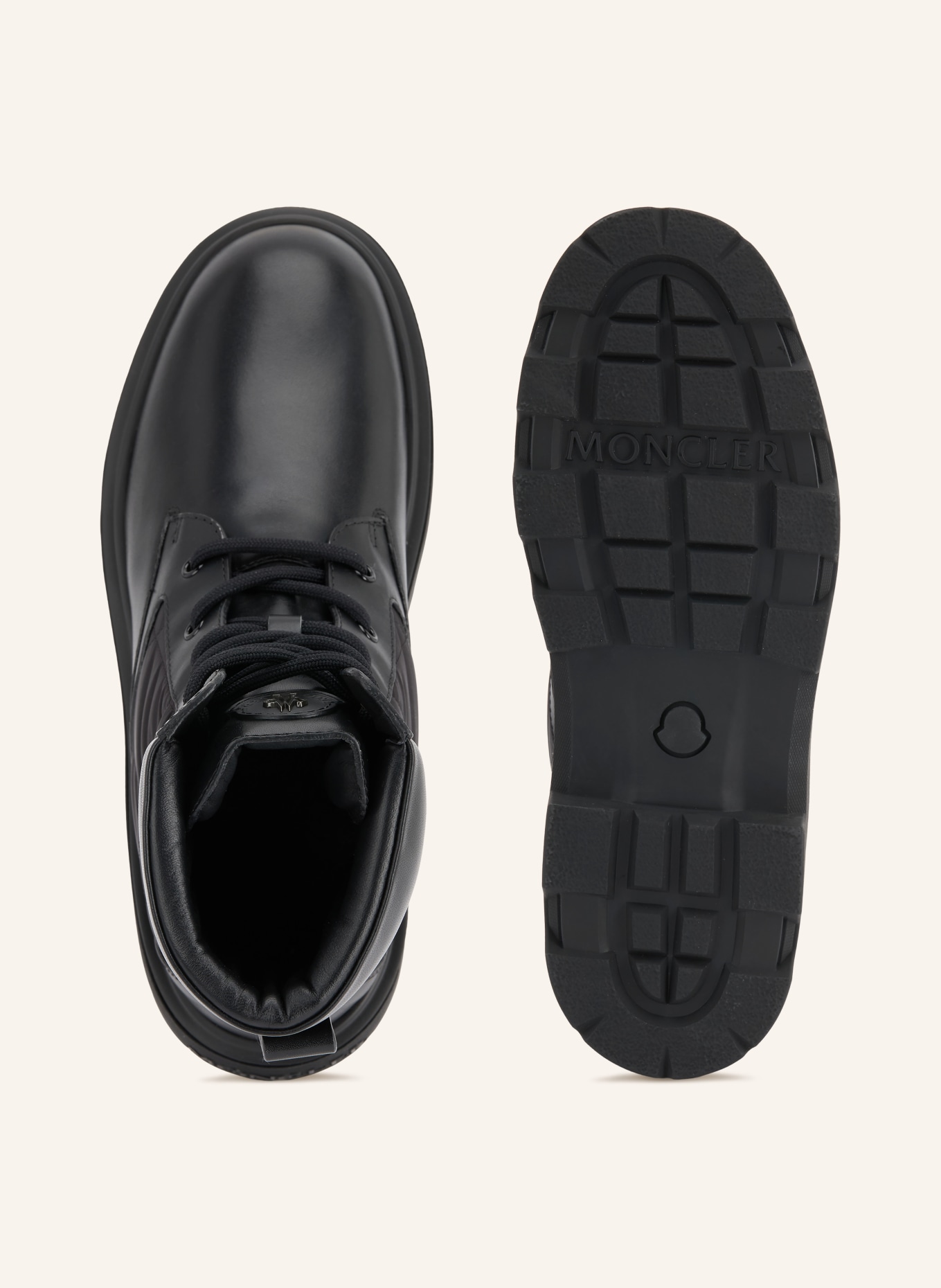 MONCLER Schnürboots AUREA: SCHWARZ