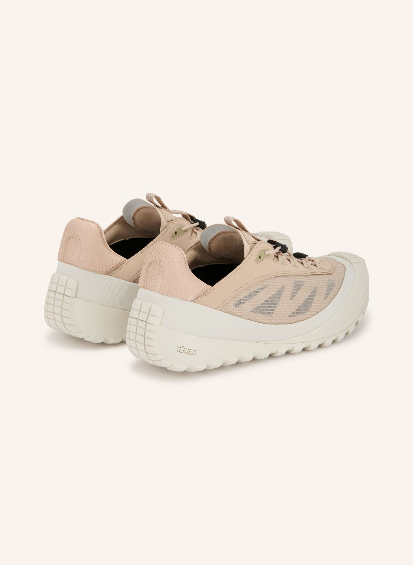 MONCLER TRAILGRIP LP Sneakers: DUSKY PINK / ECRU / GRAY