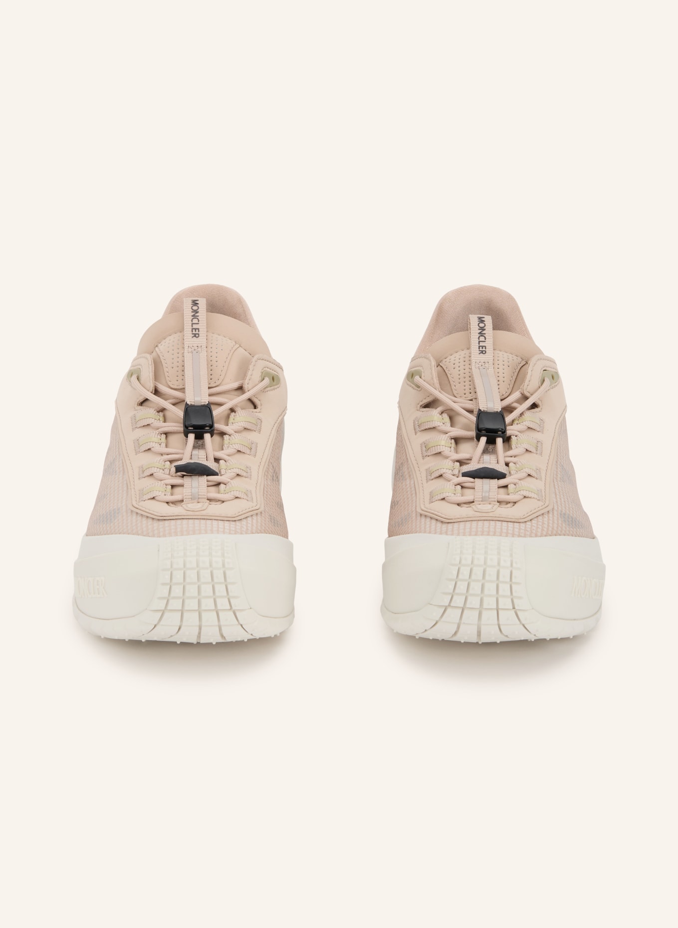 MONCLER TRAILGRIP LP Sneakers: DUSKY PINK / ECRU / GRAY