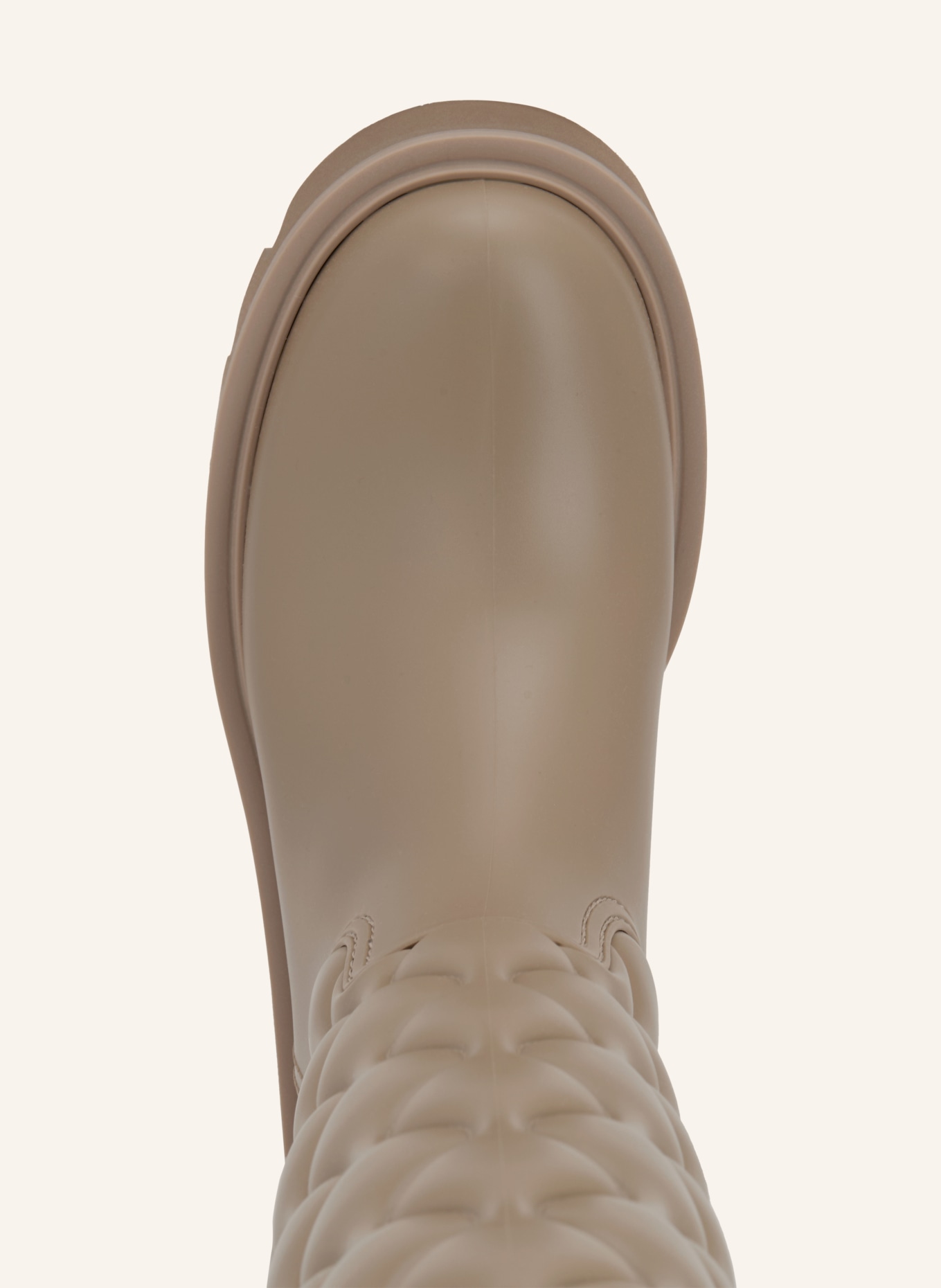 MONCLER KICKSTREAM Rain boots: TAUPE