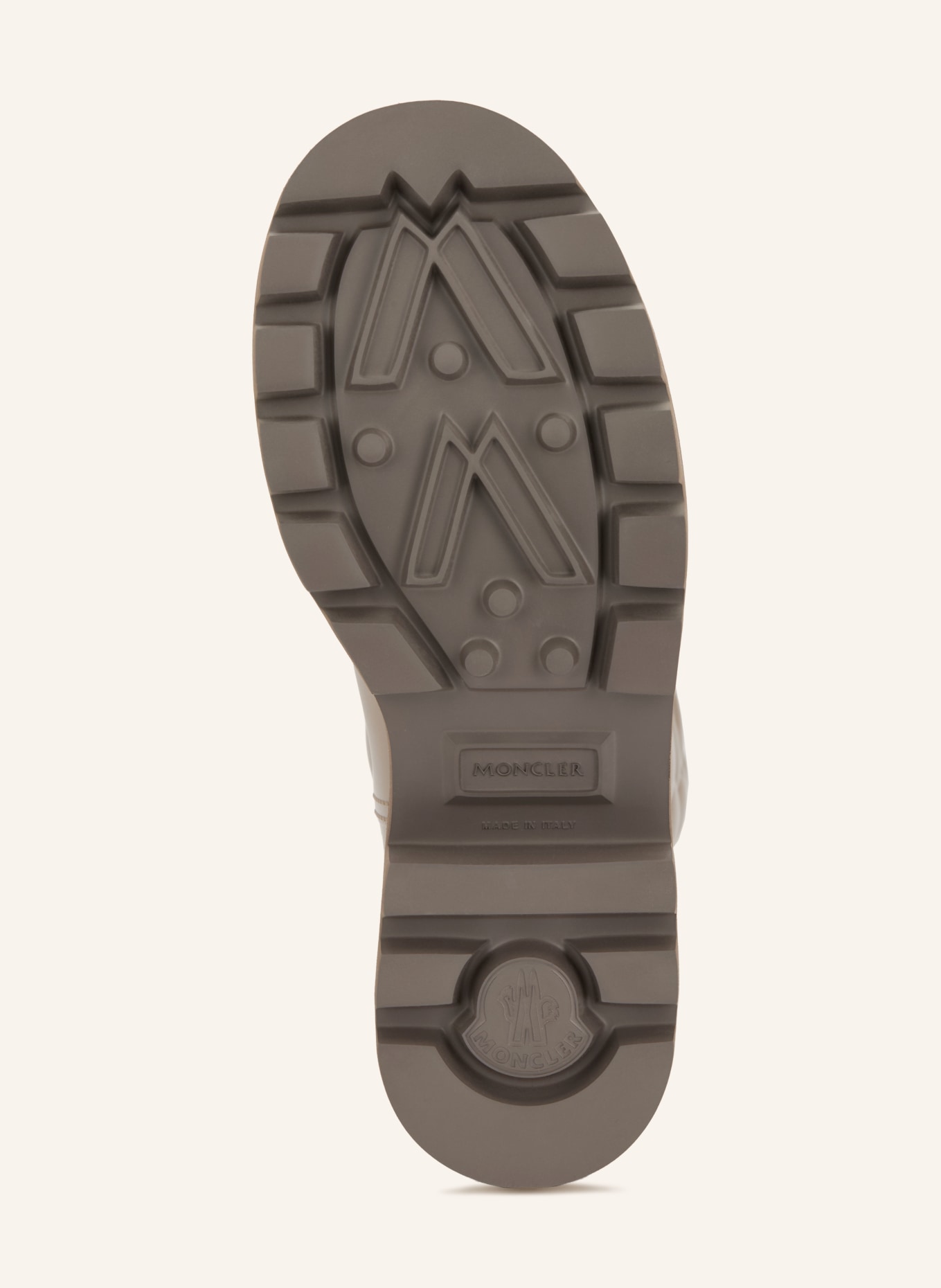 MONCLER KICKSTREAM Rain boots: TAUPE