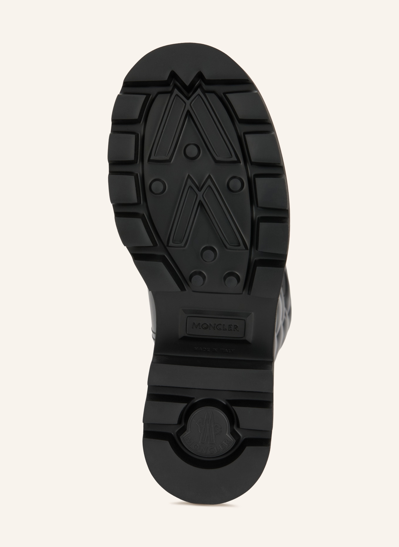 MONCLER KICKSTREAM Rain boots: BLACK