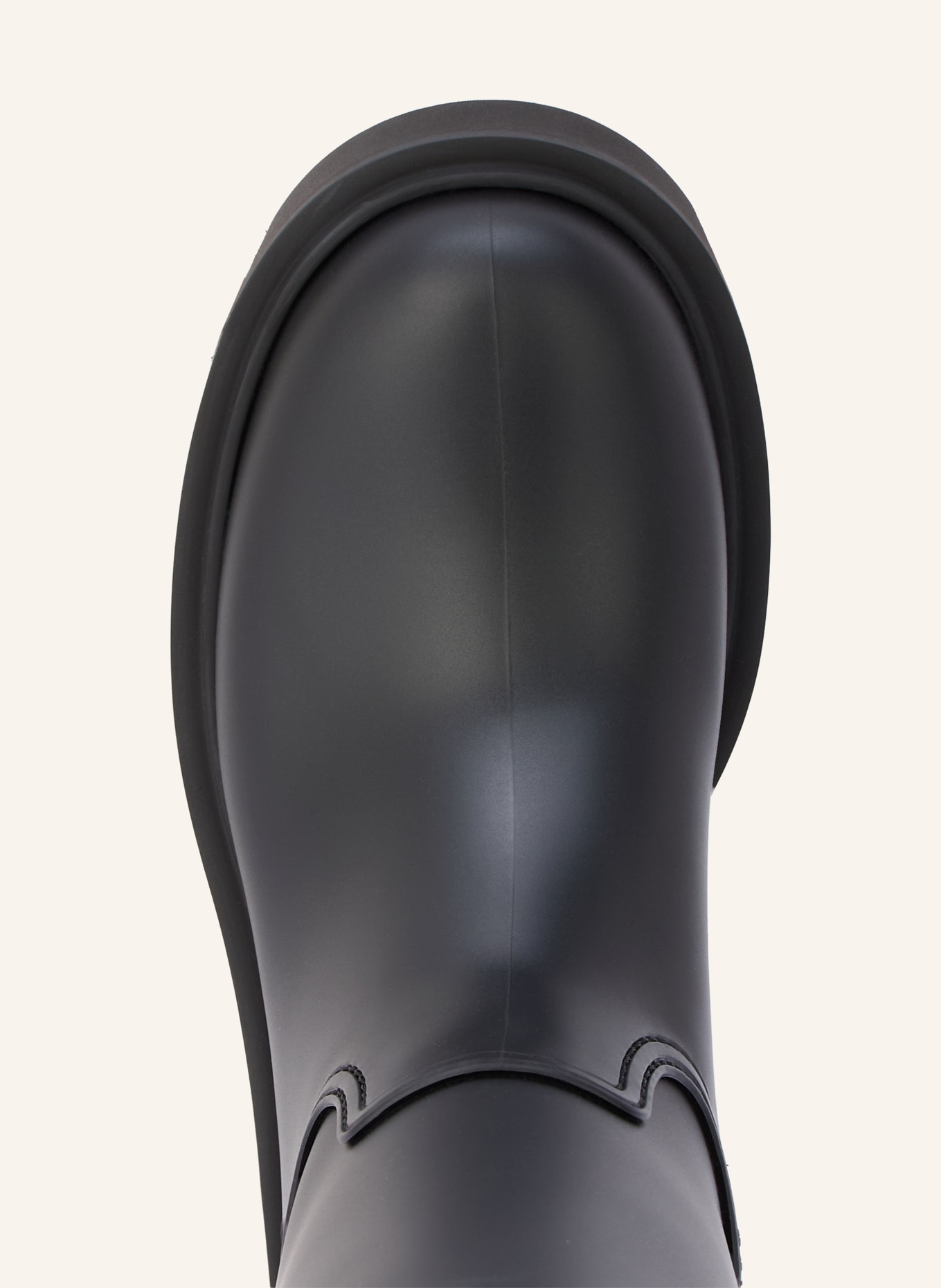 MONCLER KICKSTREAM Rain boots: BLACK / SILVER