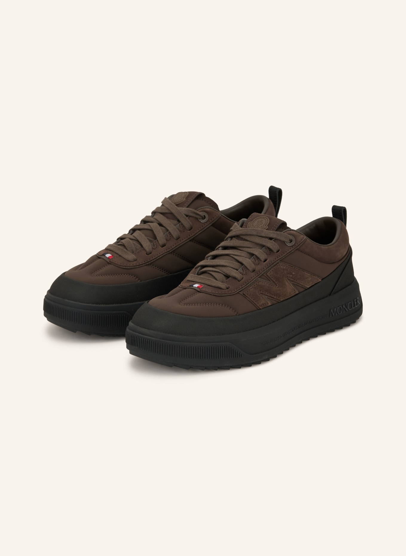 MONCLER Adidași ALTIVE: MARO ÎNCHIS / NEGRU