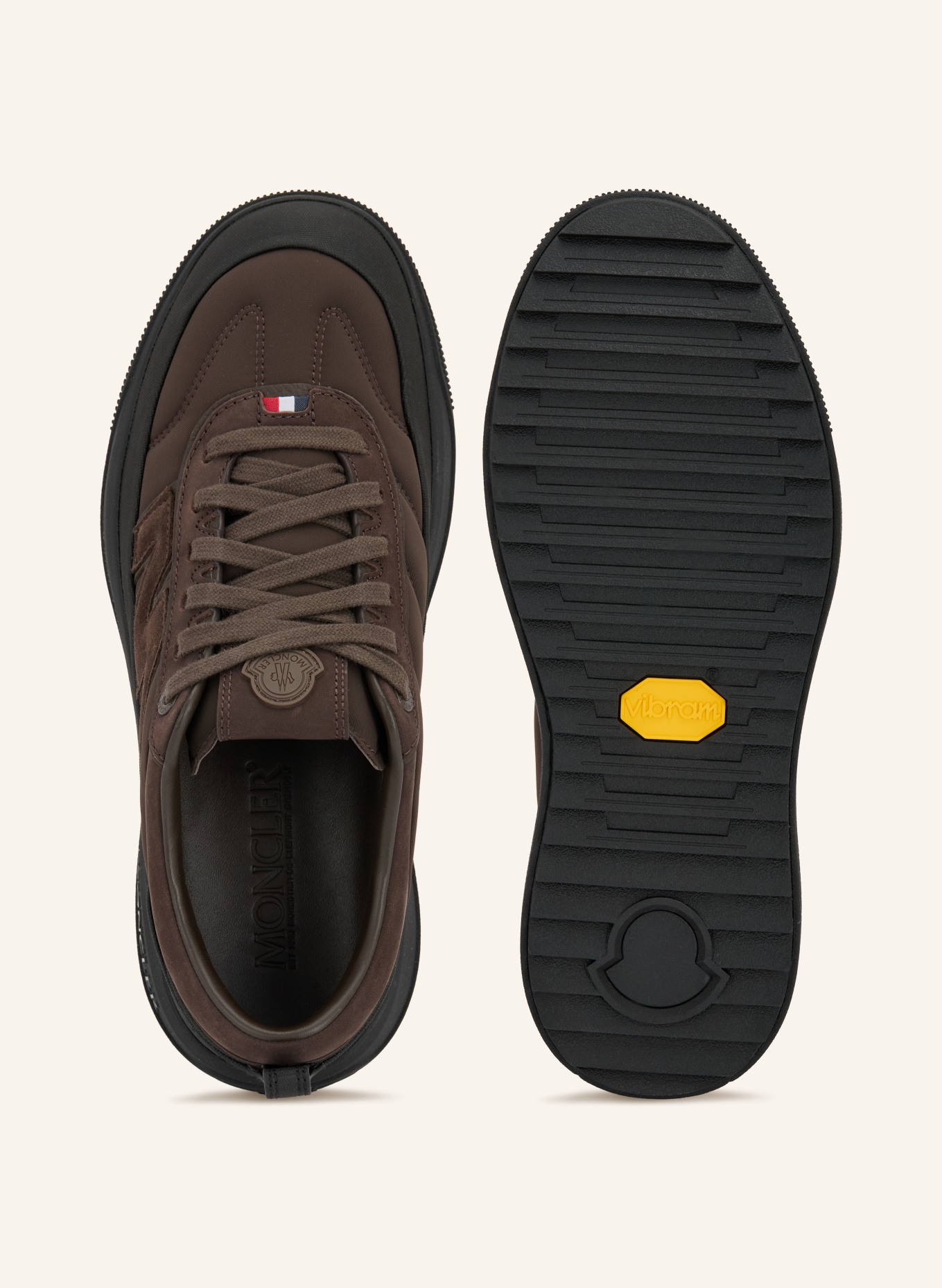 MONCLER Adidași ALTIVE: MARO ÎNCHIS / NEGRU