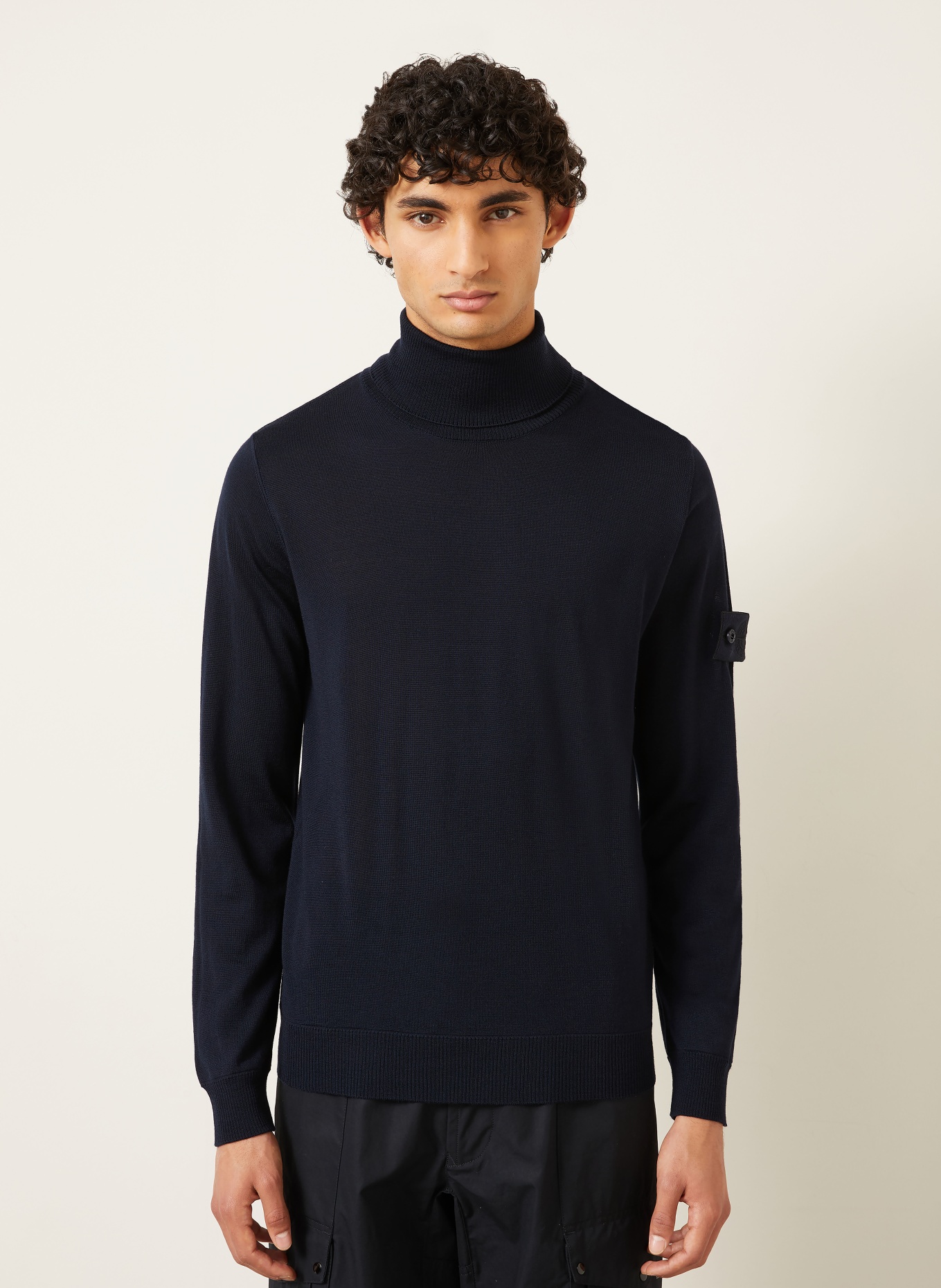 STONE ISLAND Coltrui GHOST: DONKERBLAUW