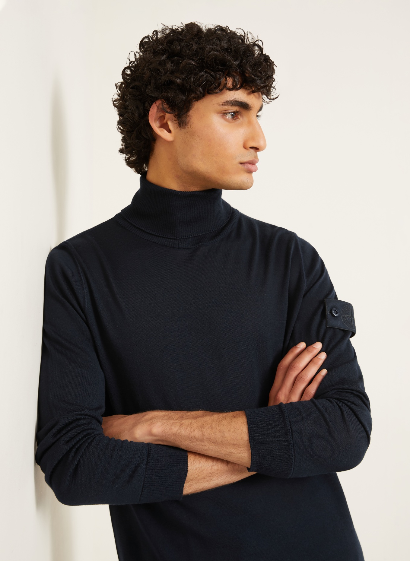 STONE ISLAND Coltrui GHOST: DONKERBLAUW
