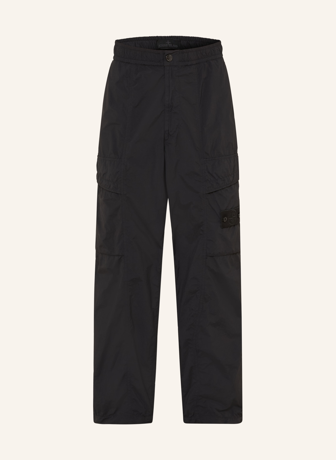 STONE ISLAND Cargobroek GHOST: ZWART