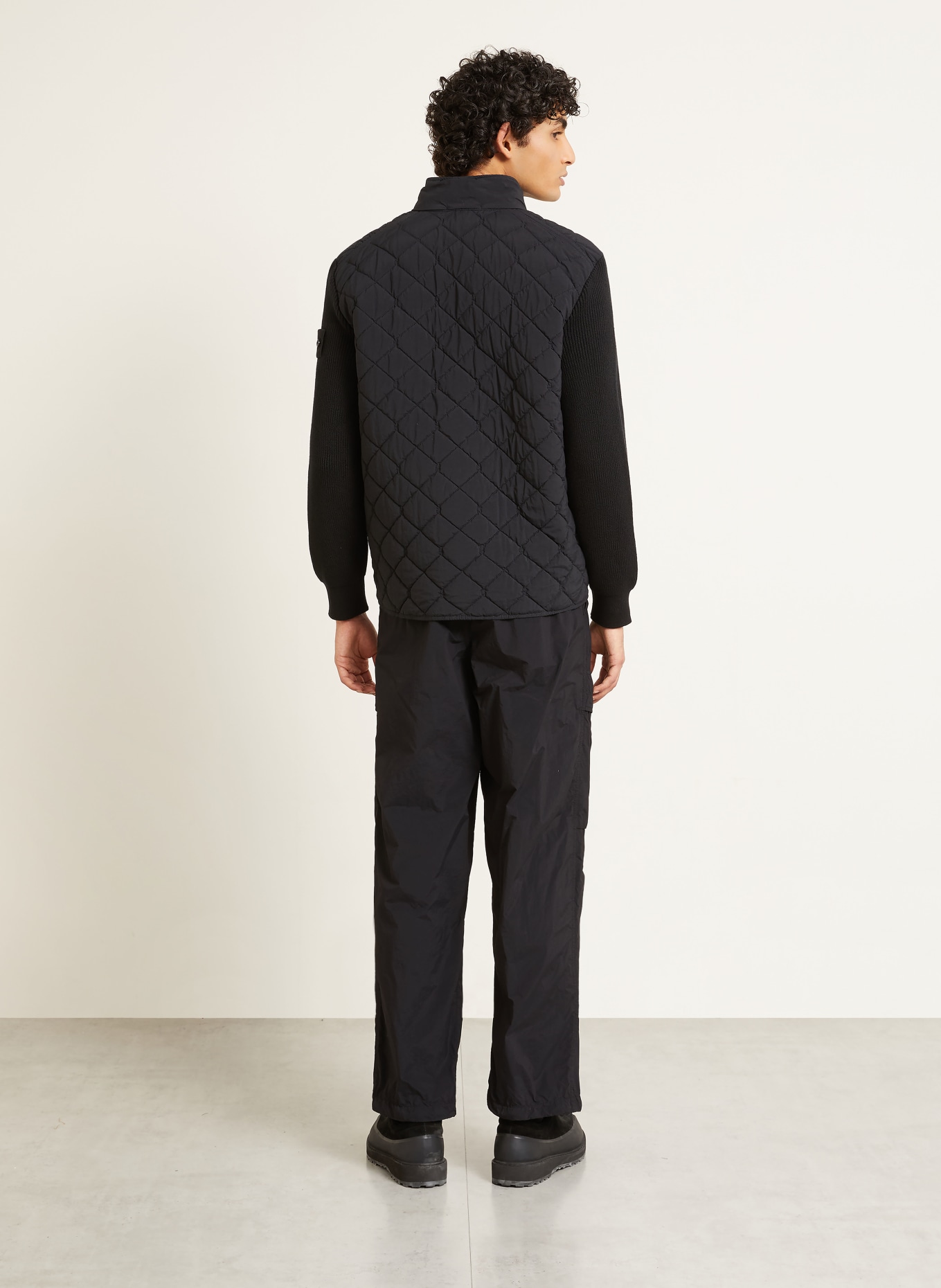 STONE ISLAND Cargobroek GHOST: ZWART