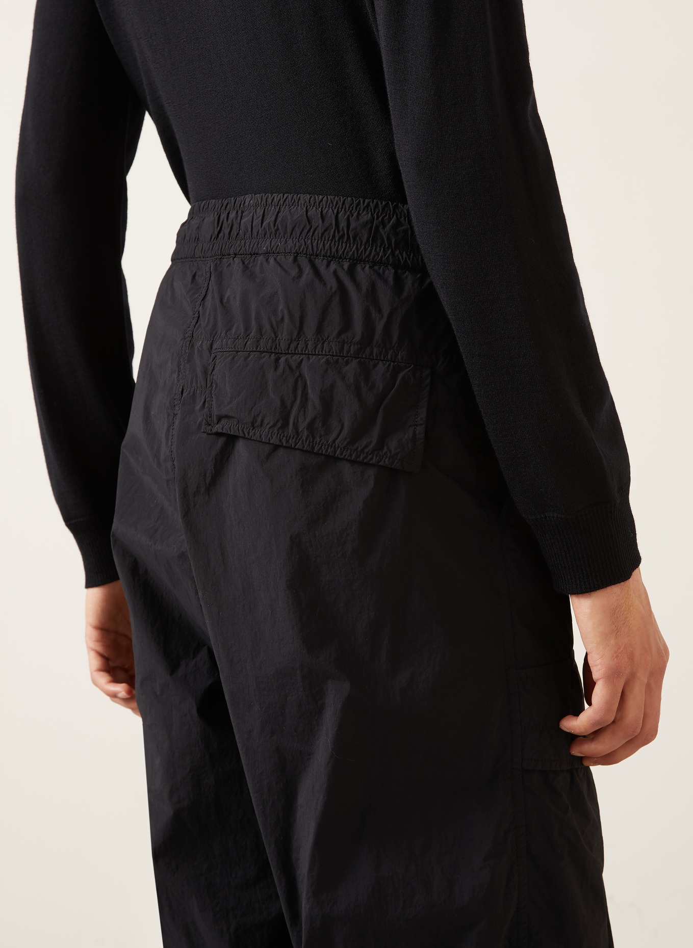 STONE ISLAND Cargobroek GHOST: ZWART
