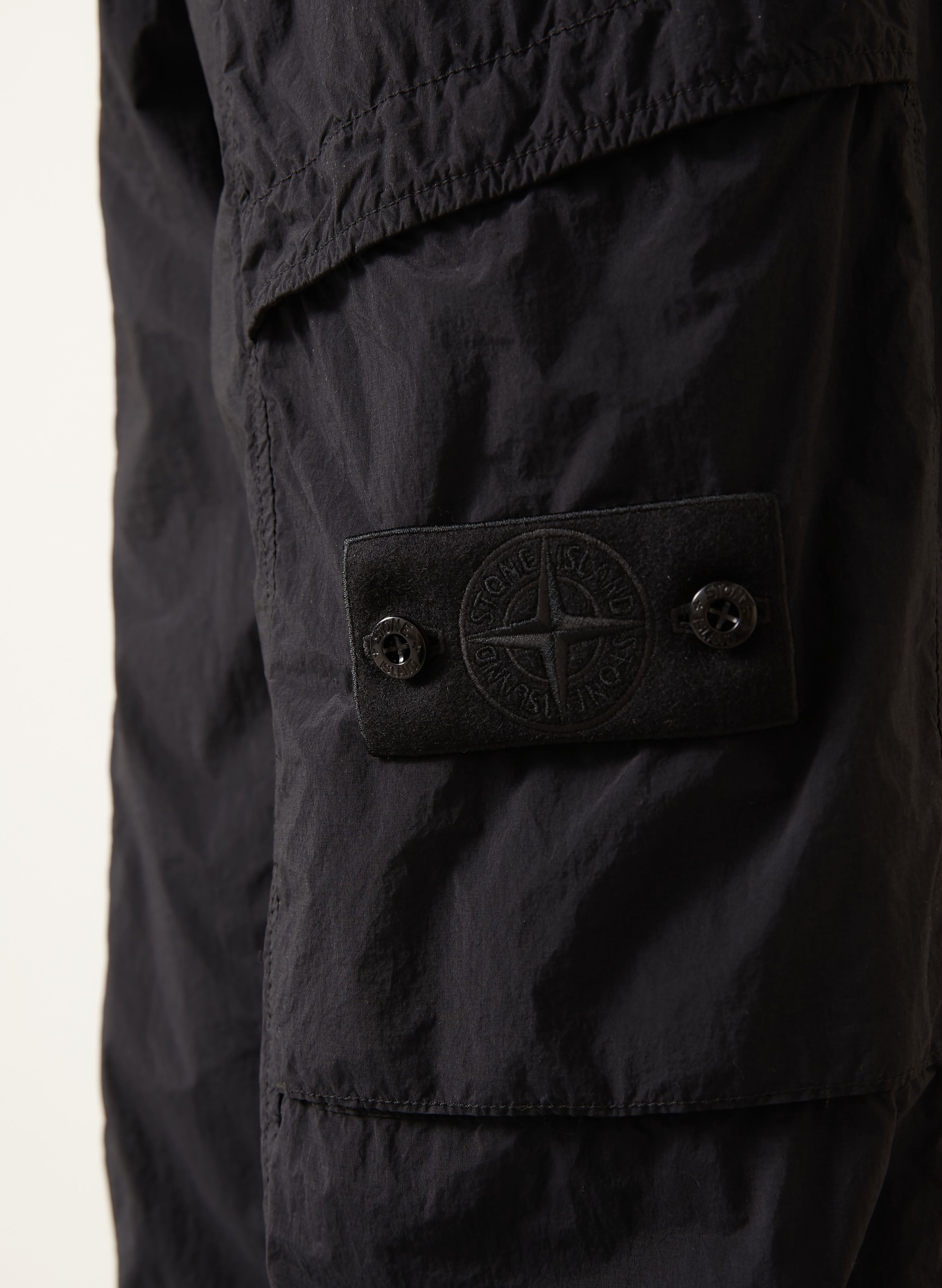 STONE ISLAND Cargobroek GHOST: ZWART