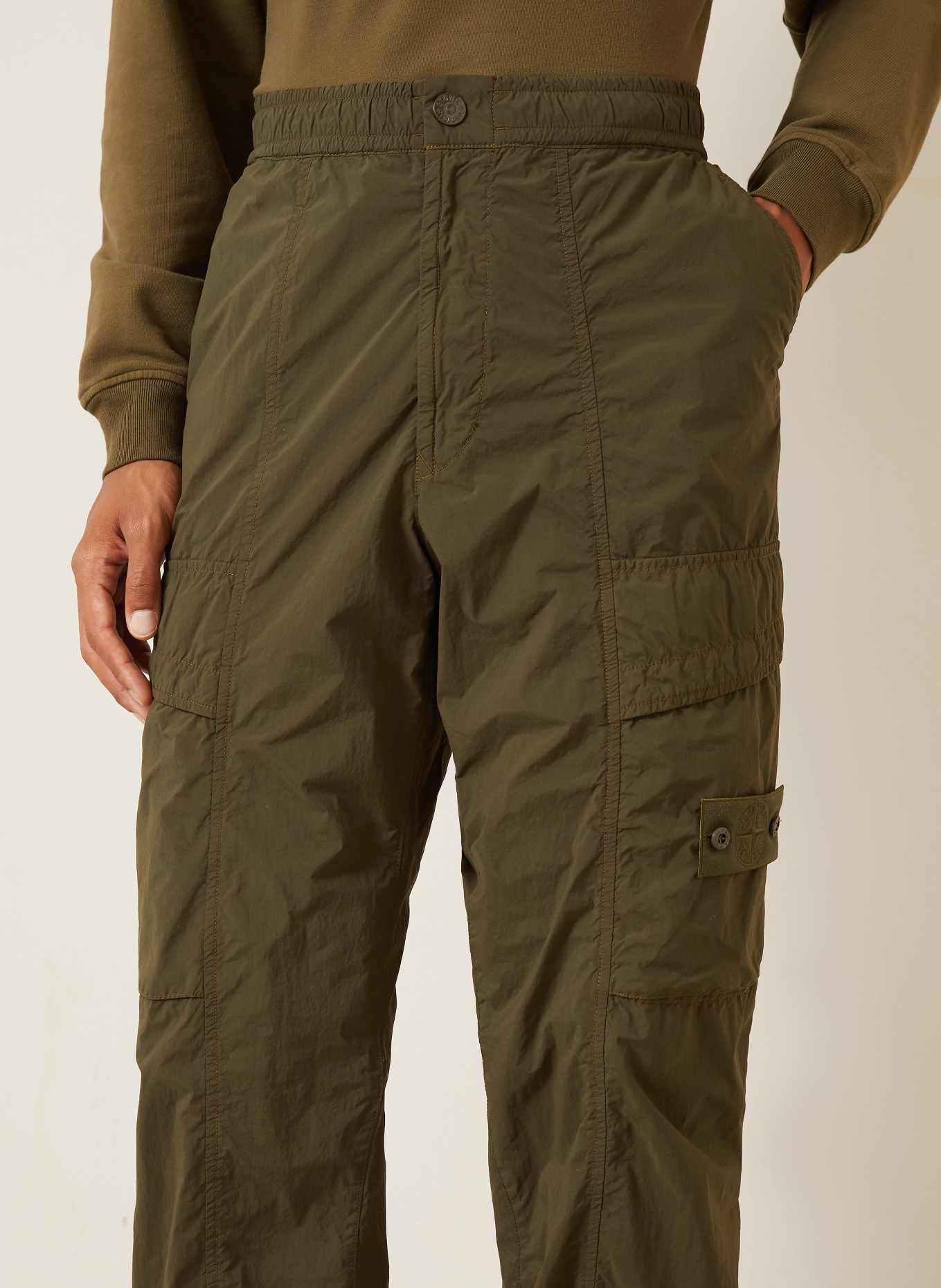 STONE ISLAND Bojówki GHOST: KHAKI