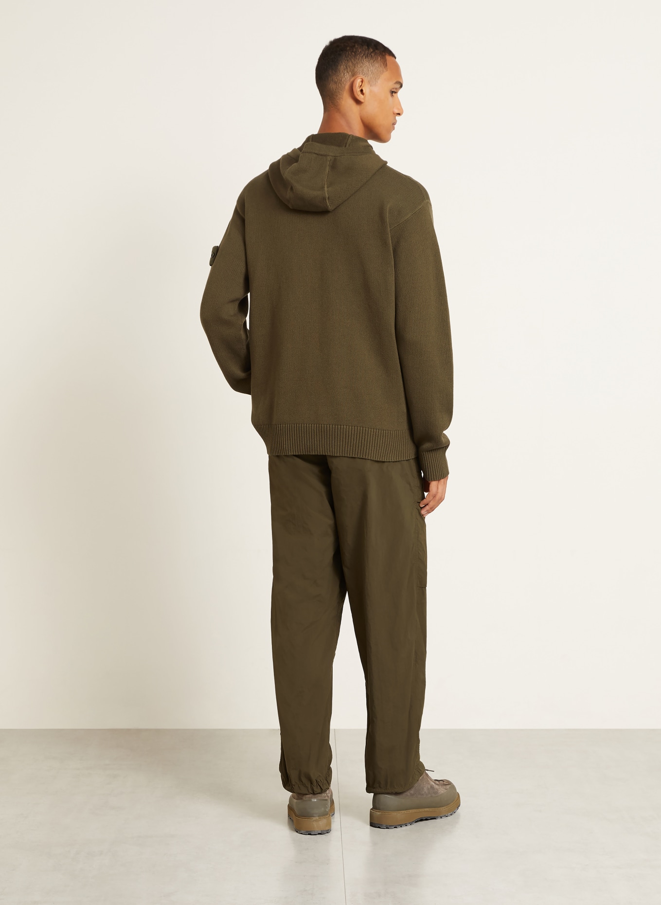STONE ISLAND GHOST Cardigan: KHAKI