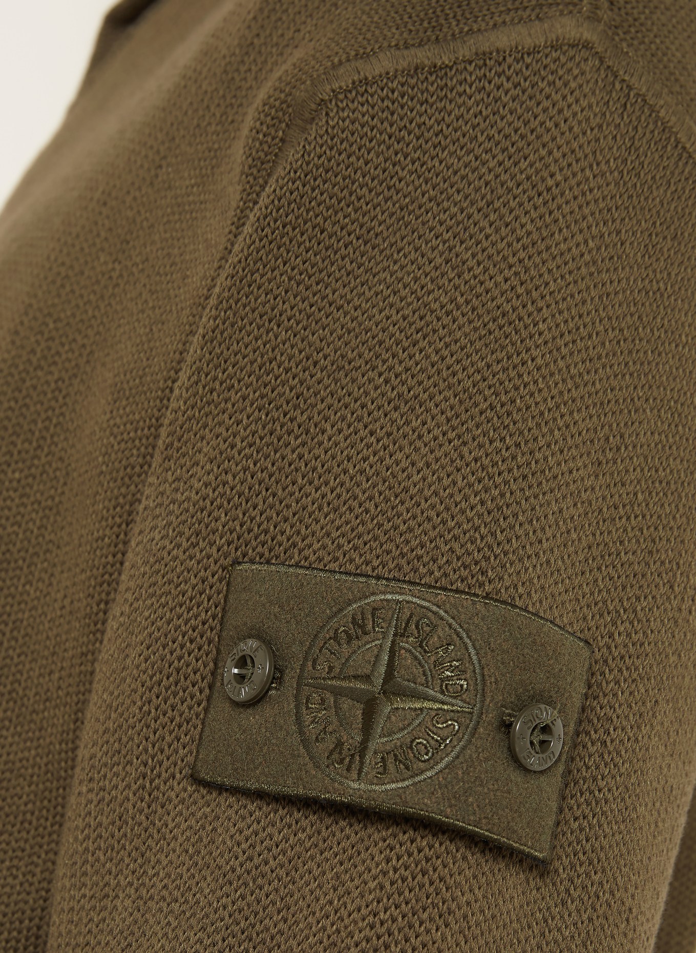 STONE ISLAND GHOST Cardigan: KHAKI