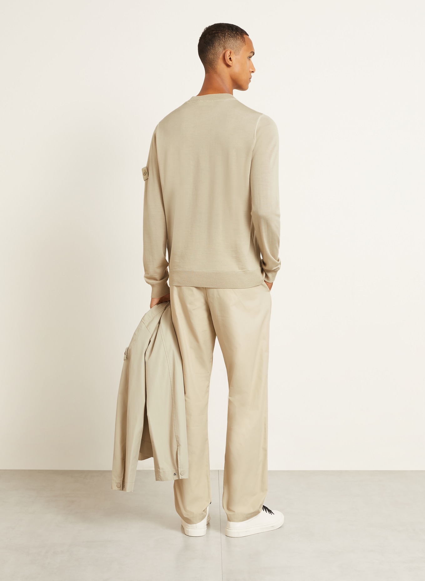 STONE ISLAND GHOST Sweater: BEIGE