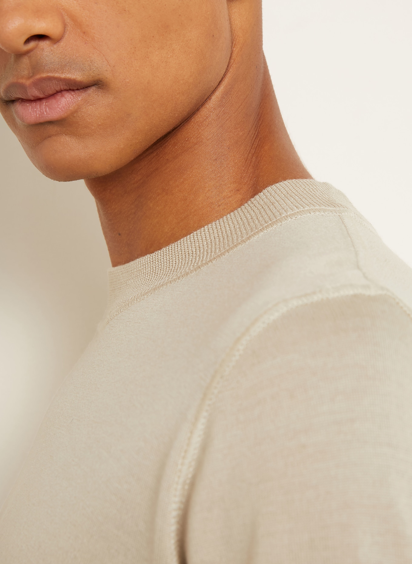 STONE ISLAND GHOST Sweater: BEIGE