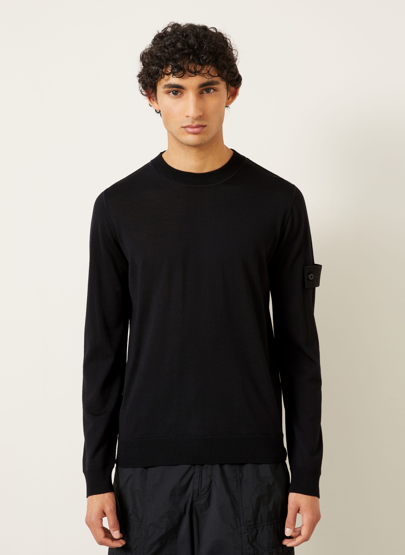 STONE ISLAND Trui GHOST: ZWART