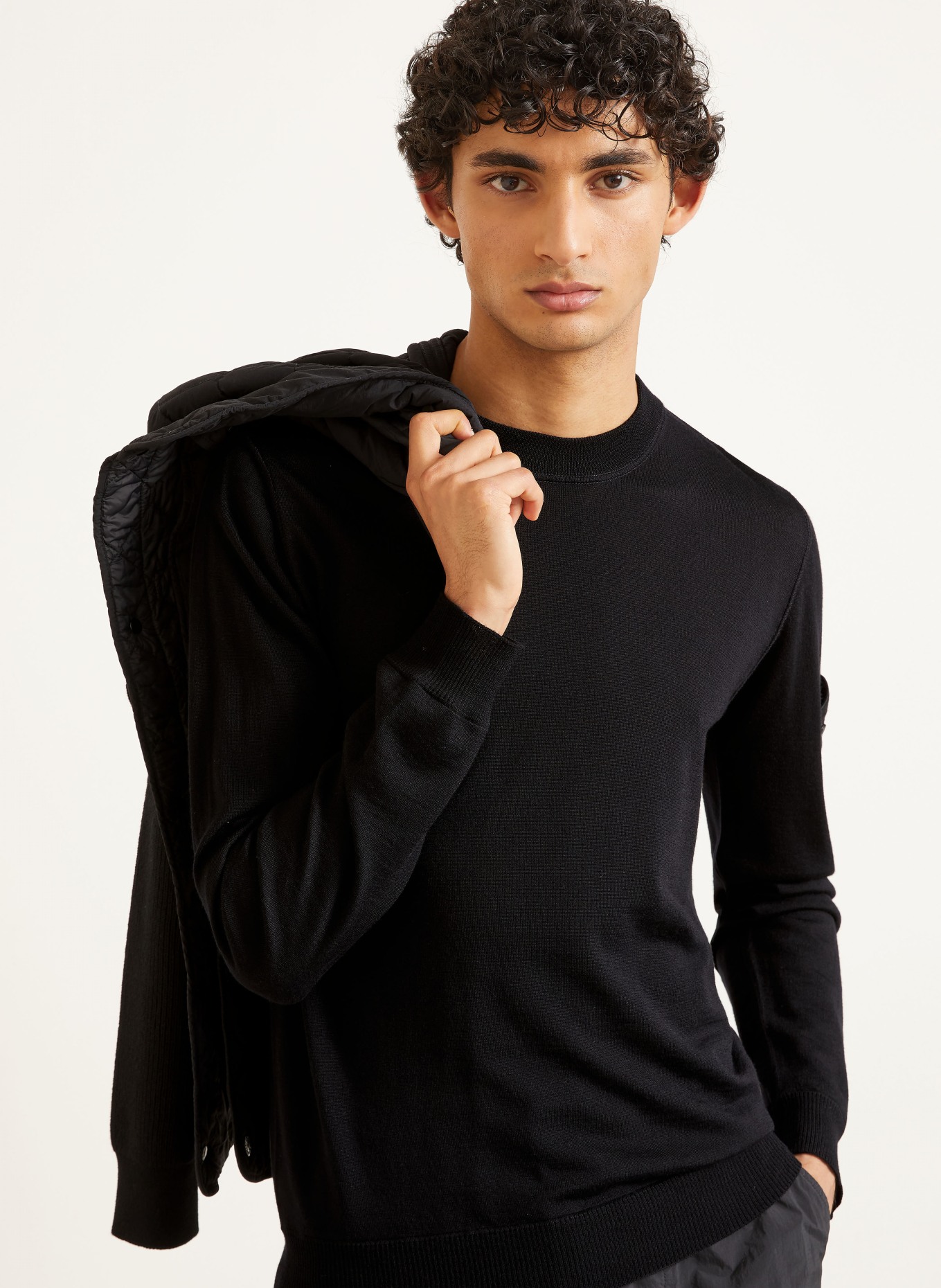STONE ISLAND Trui GHOST: ZWART