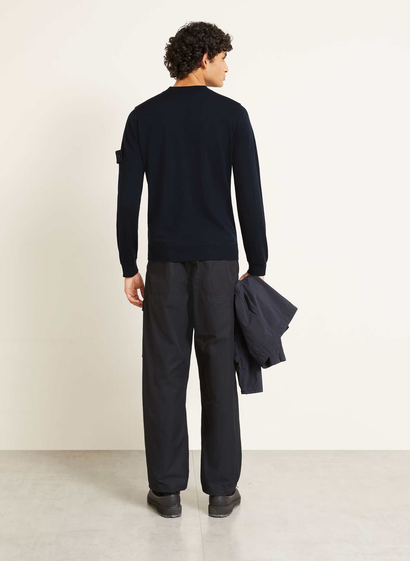 STONE ISLAND Trui GHOST: DONKERBLAUW