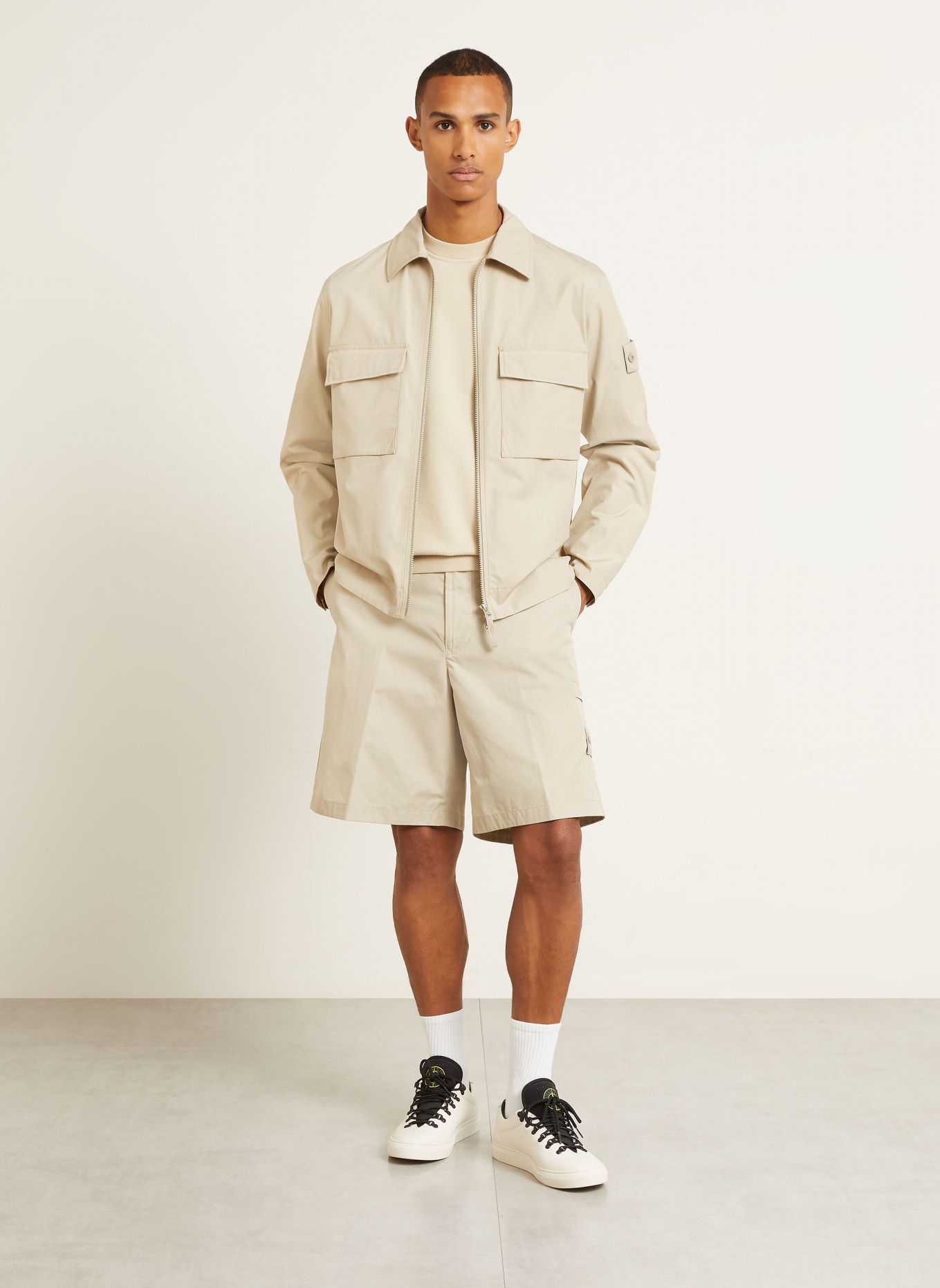 STONE ISLAND Cargoshorts GHOST Regular Fit: BEIGE