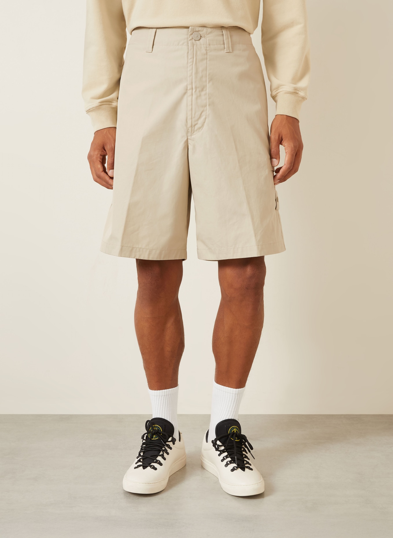 STONE ISLAND Cargoshorts GHOST Regular Fit: BEIGE