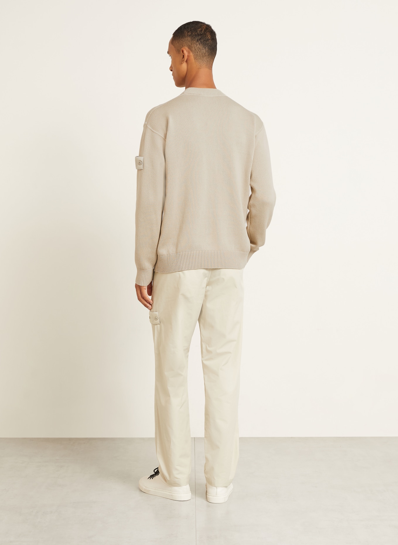 STONE ISLAND GHOST Sweater: BEIGE