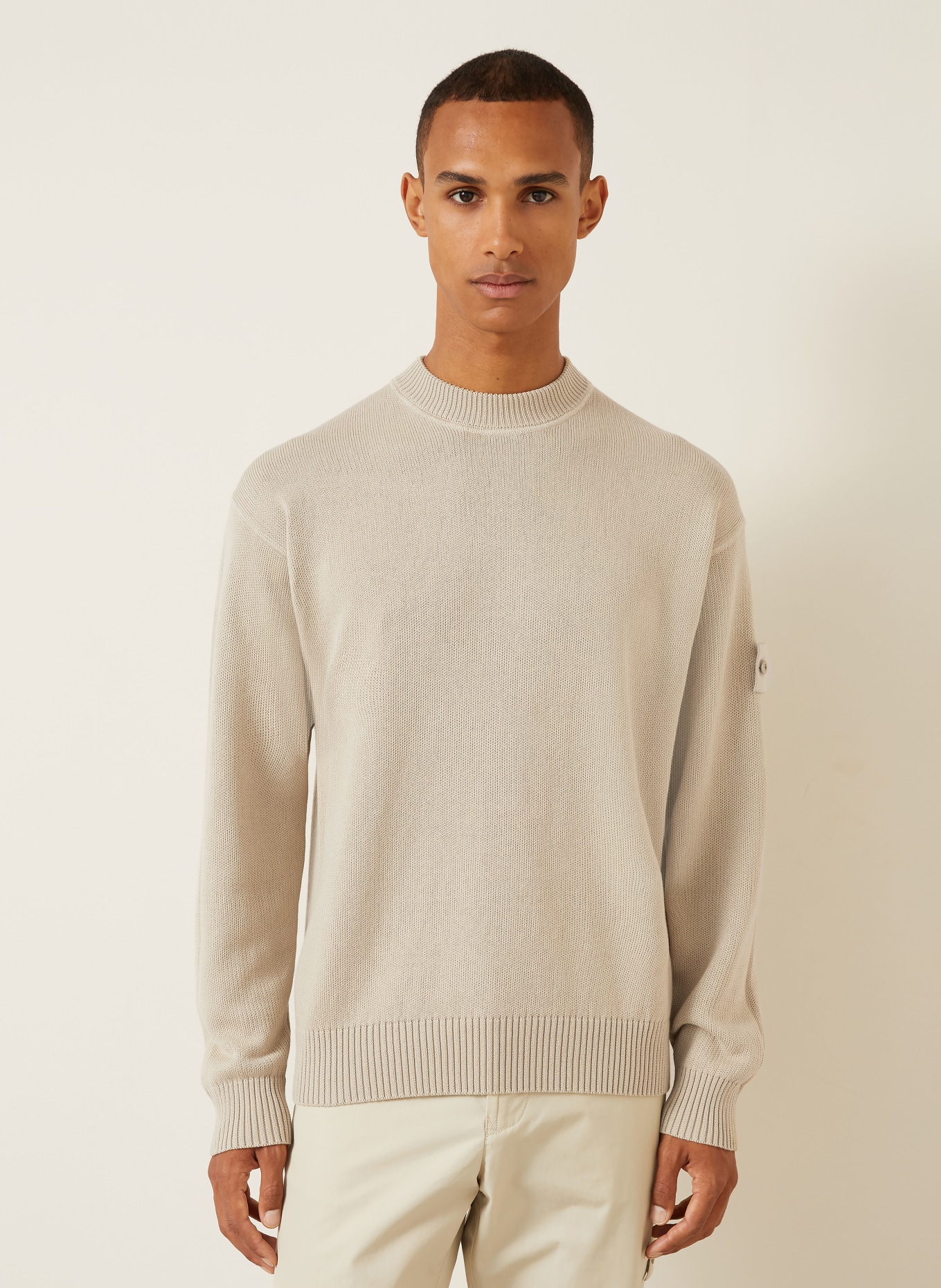 STONE ISLAND GHOST Sweater: BEIGE