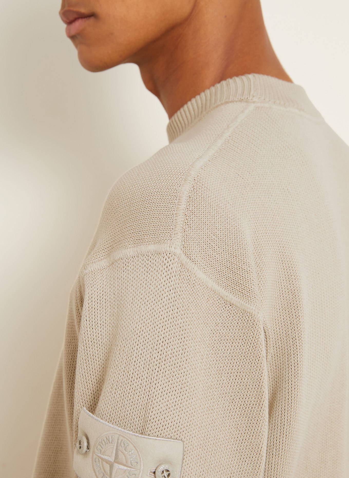 STONE ISLAND GHOST Sweater: BEIGE