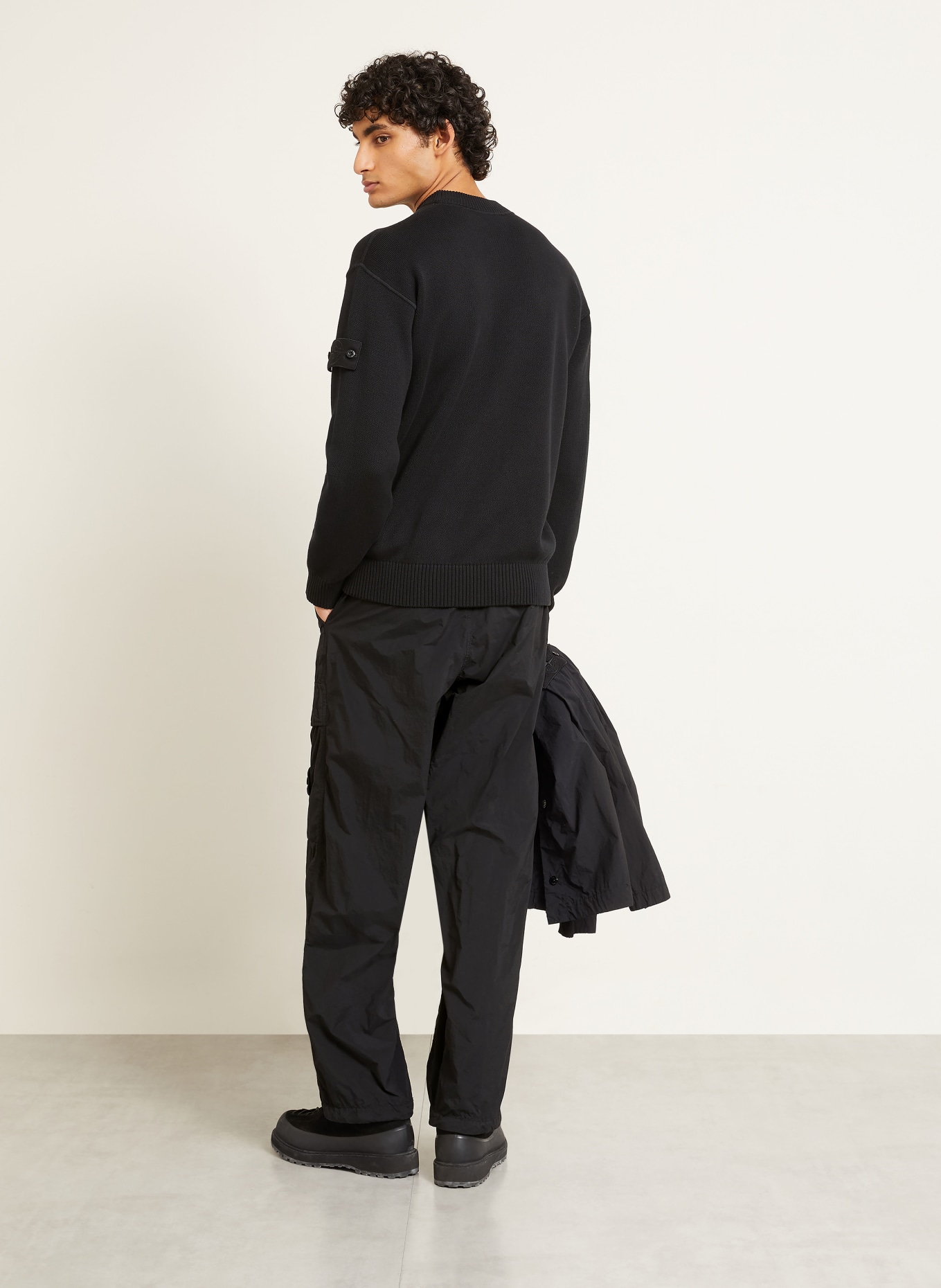STONE ISLAND Trui GHOST: ZWART