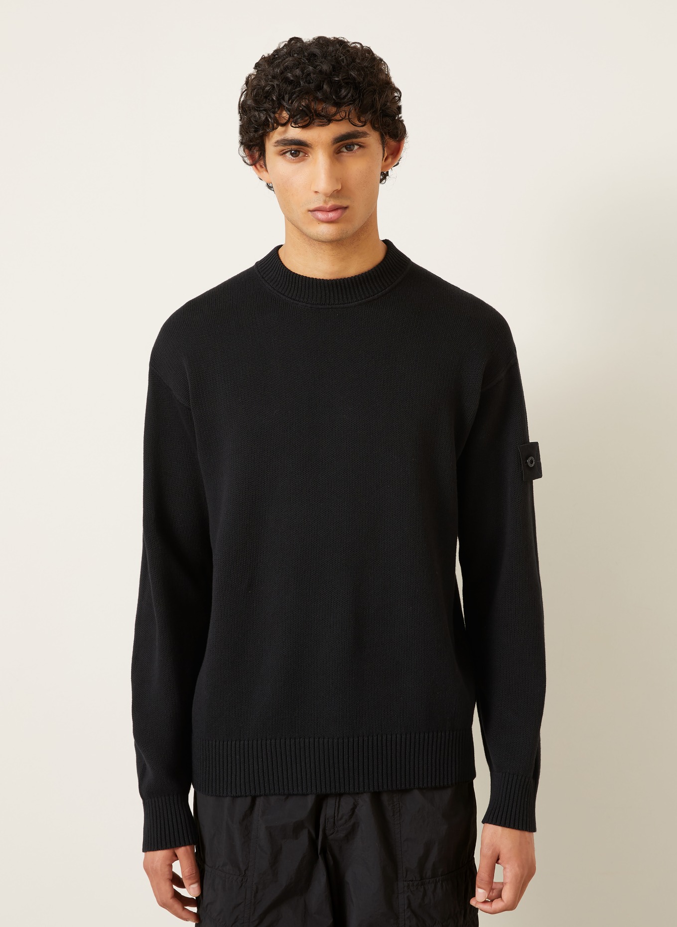STONE ISLAND Trui GHOST: ZWART