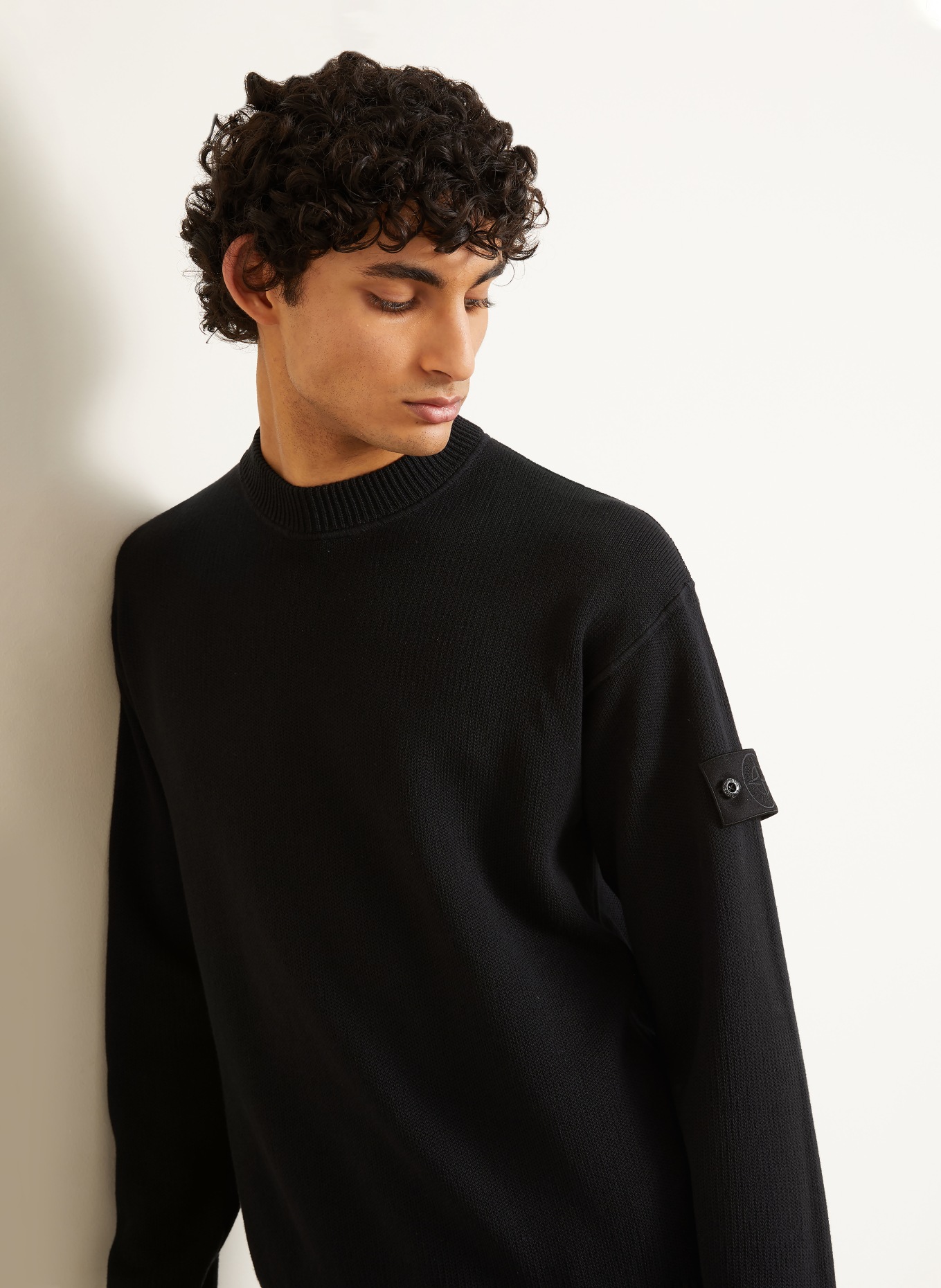 STONE ISLAND Trui GHOST: ZWART