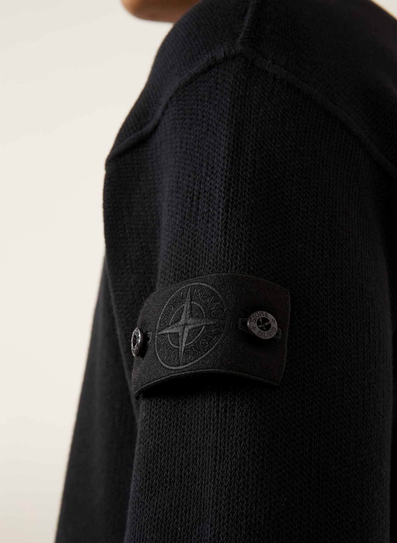 STONE ISLAND Trui GHOST: ZWART