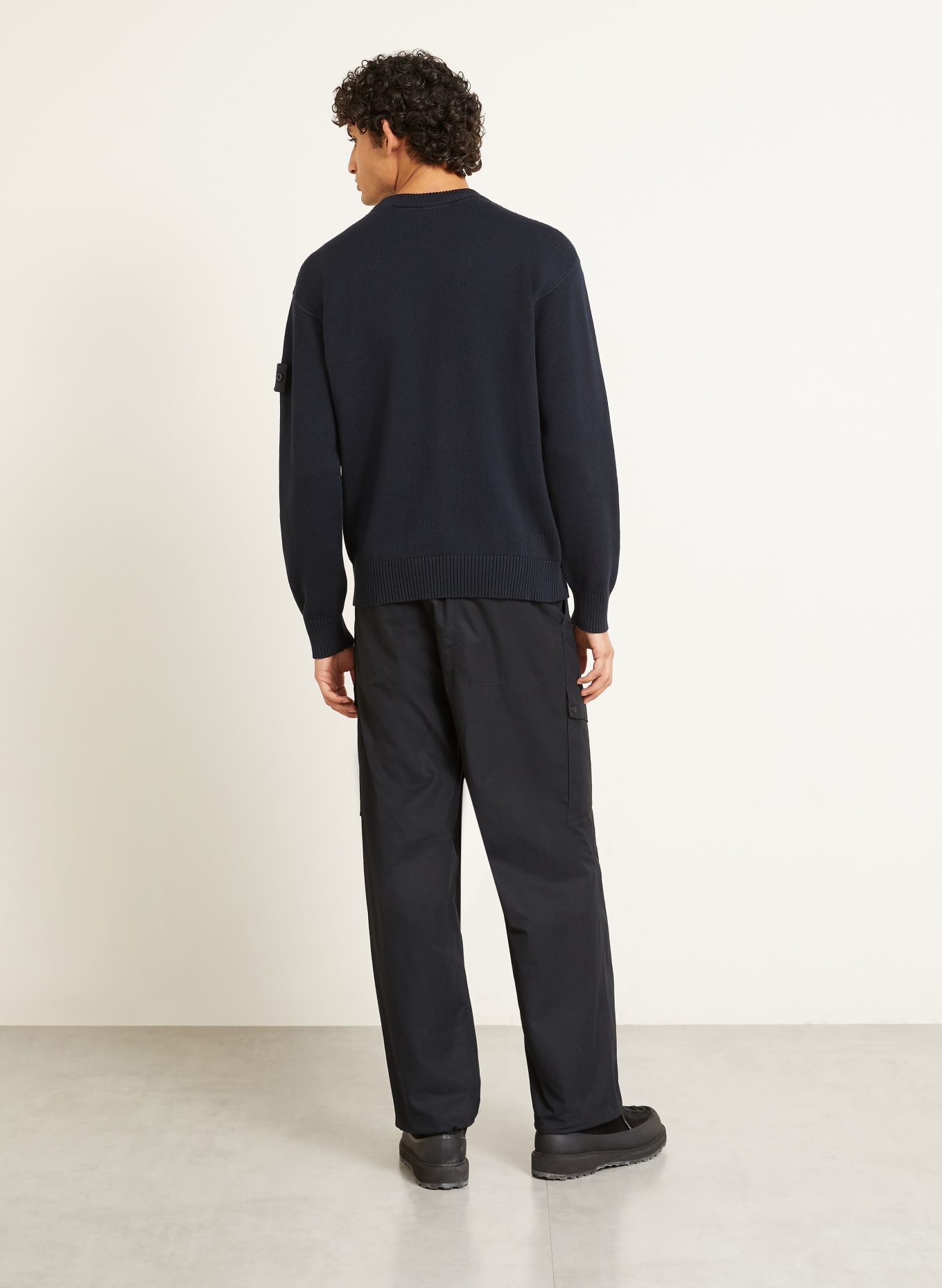 STONE ISLAND Trui GHOST: DONKERBLAUW