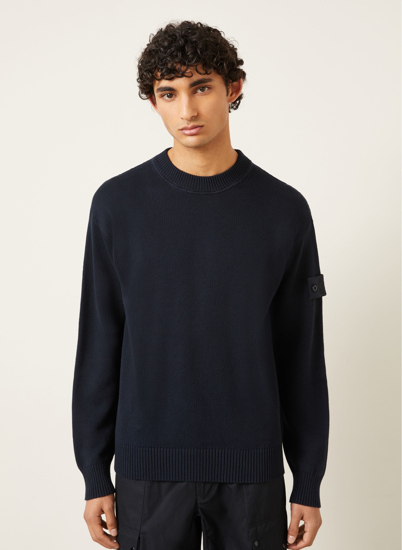 STONE ISLAND Trui GHOST: DONKERBLAUW