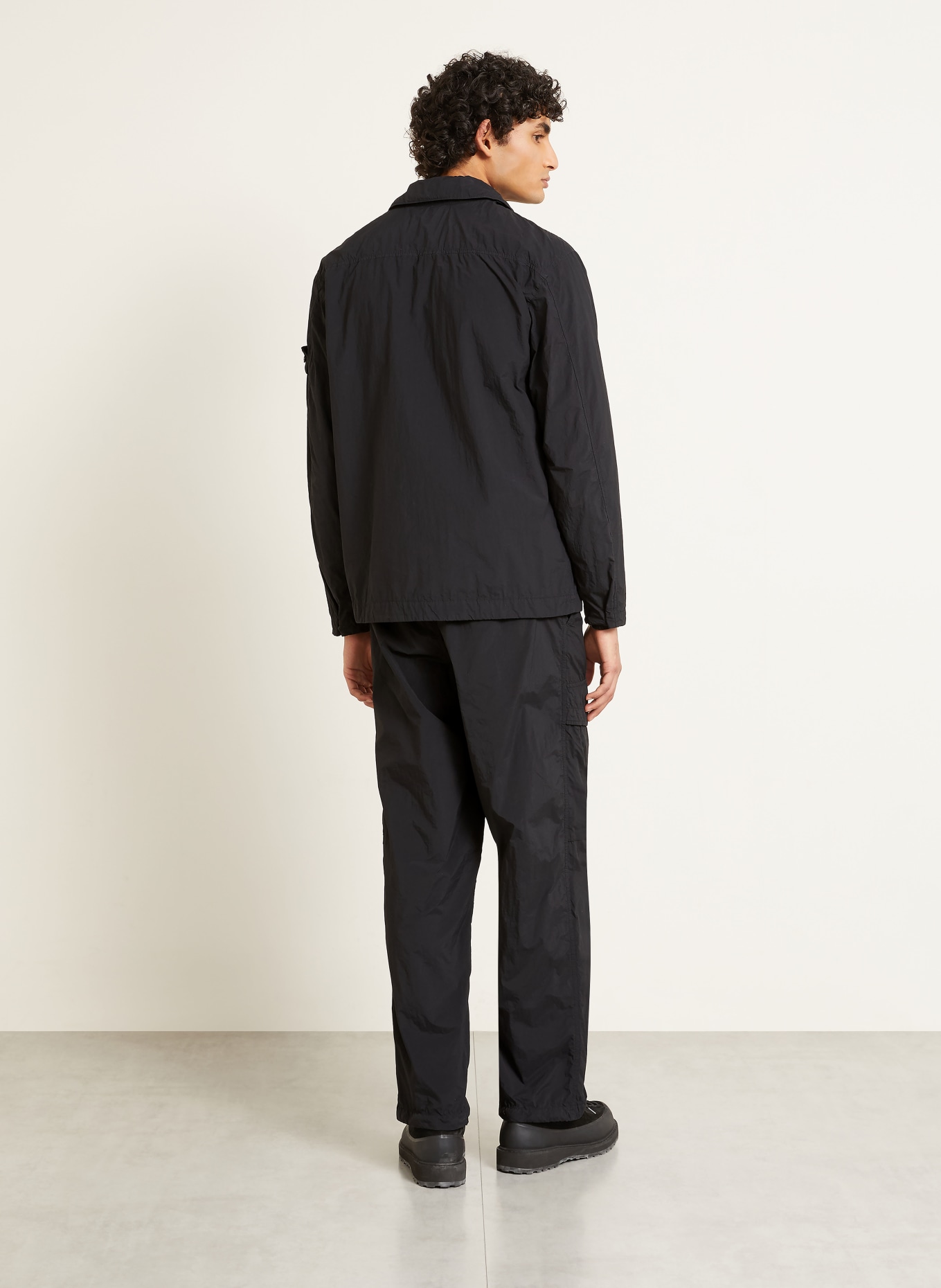 STONE ISLAND Overjacket GHOST: SCHWARZ
