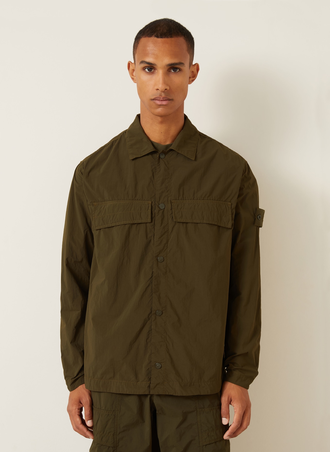 STONE ISLAND Overjacket GHOST: KHAKI