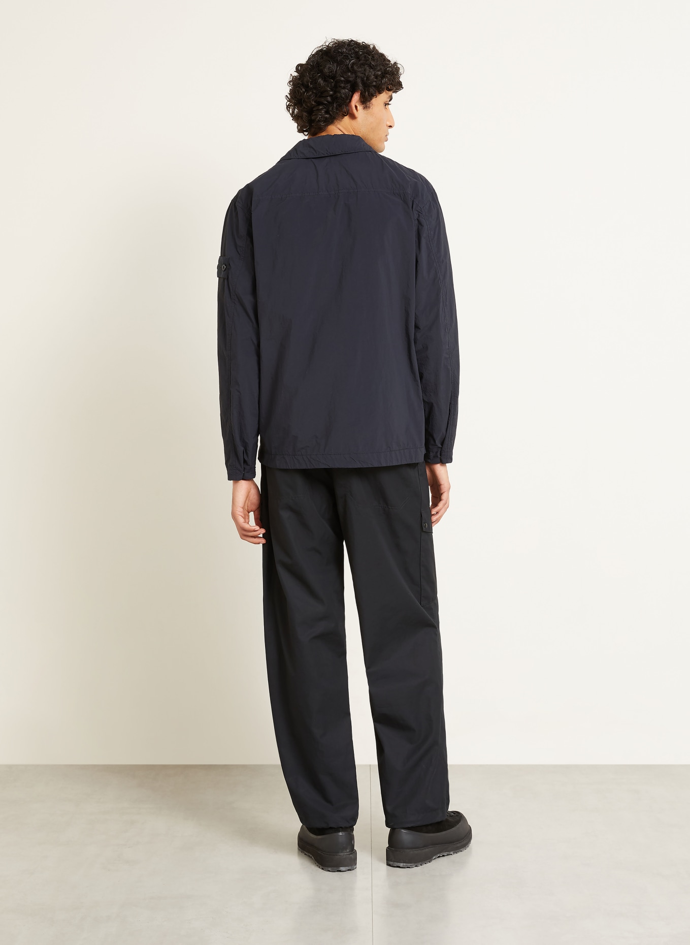 STONE ISLAND Overjacket GHOST: DONKERBLAUW