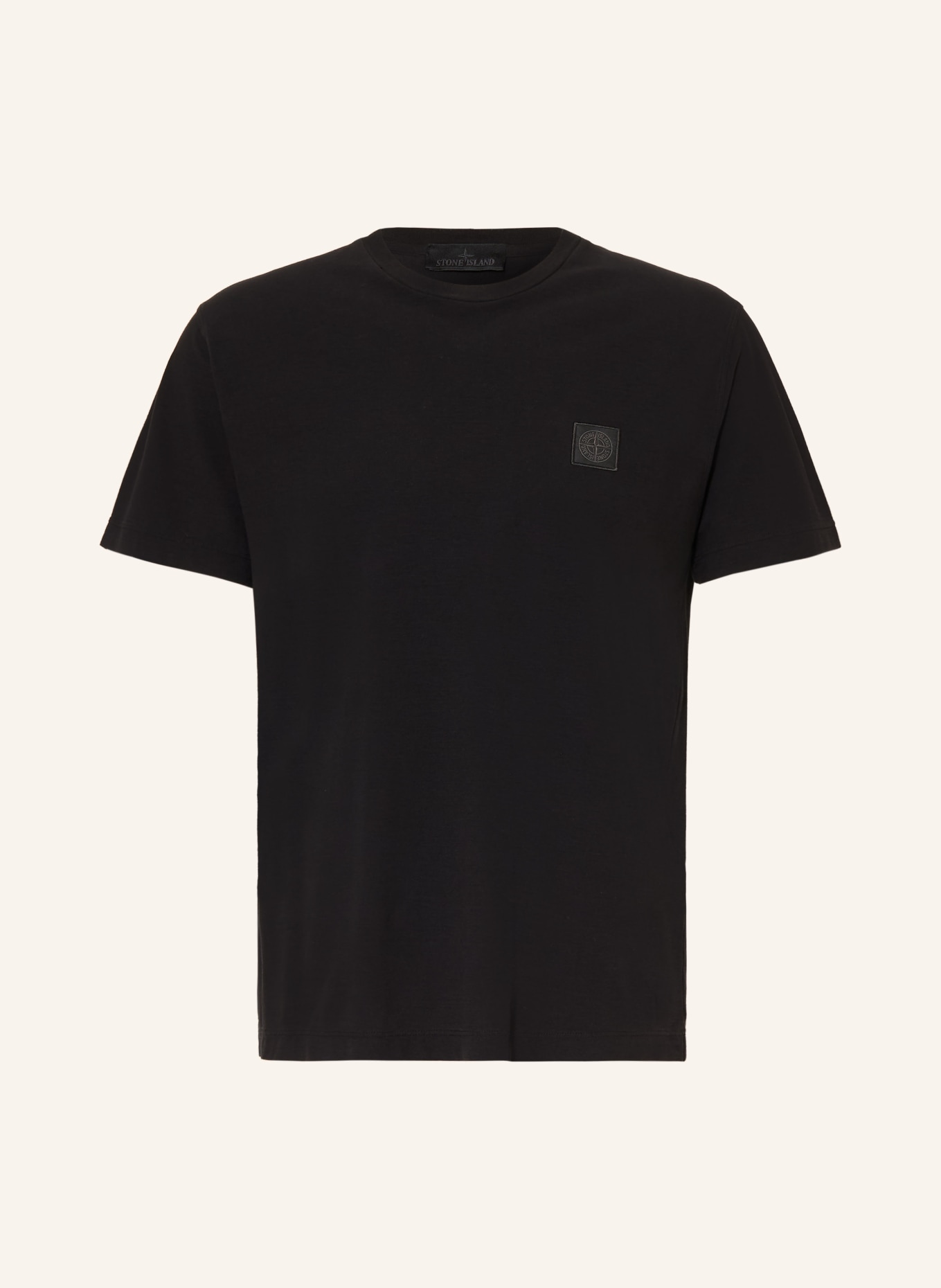 STONE ISLAND T-shirt GHOST: ZWART