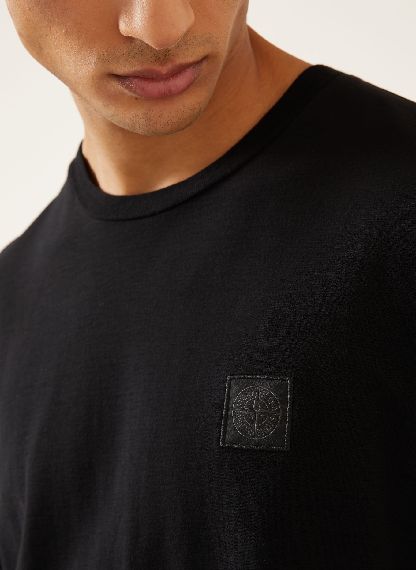 STONE ISLAND T-shirt GHOST: ZWART
