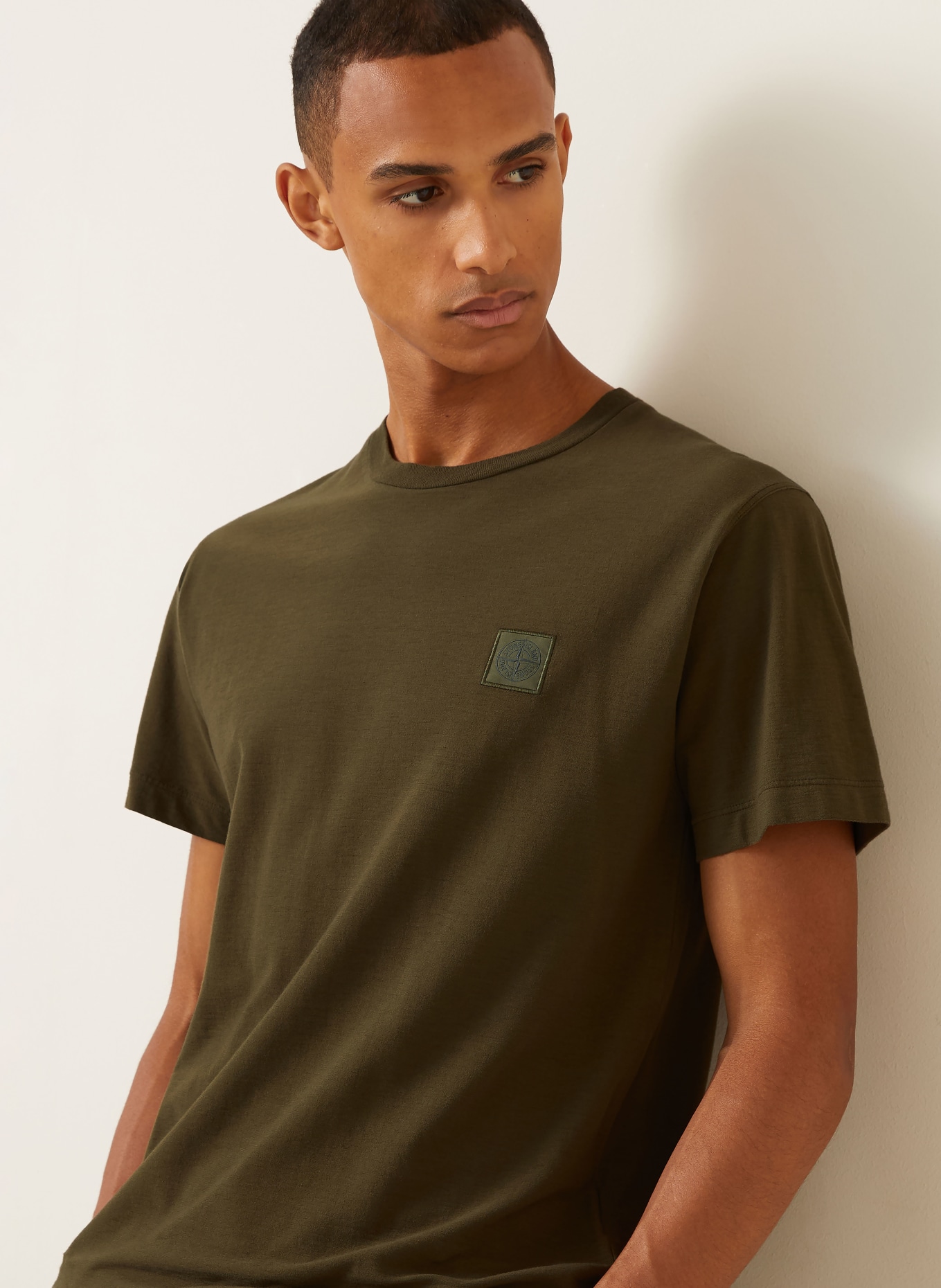 STONE ISLAND T-Shirt GHOST: KHAKI