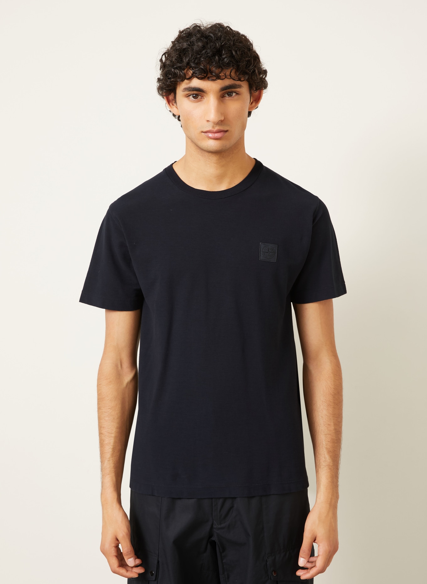 STONE ISLAND T-shirt GHOST: DONKERBLAUW