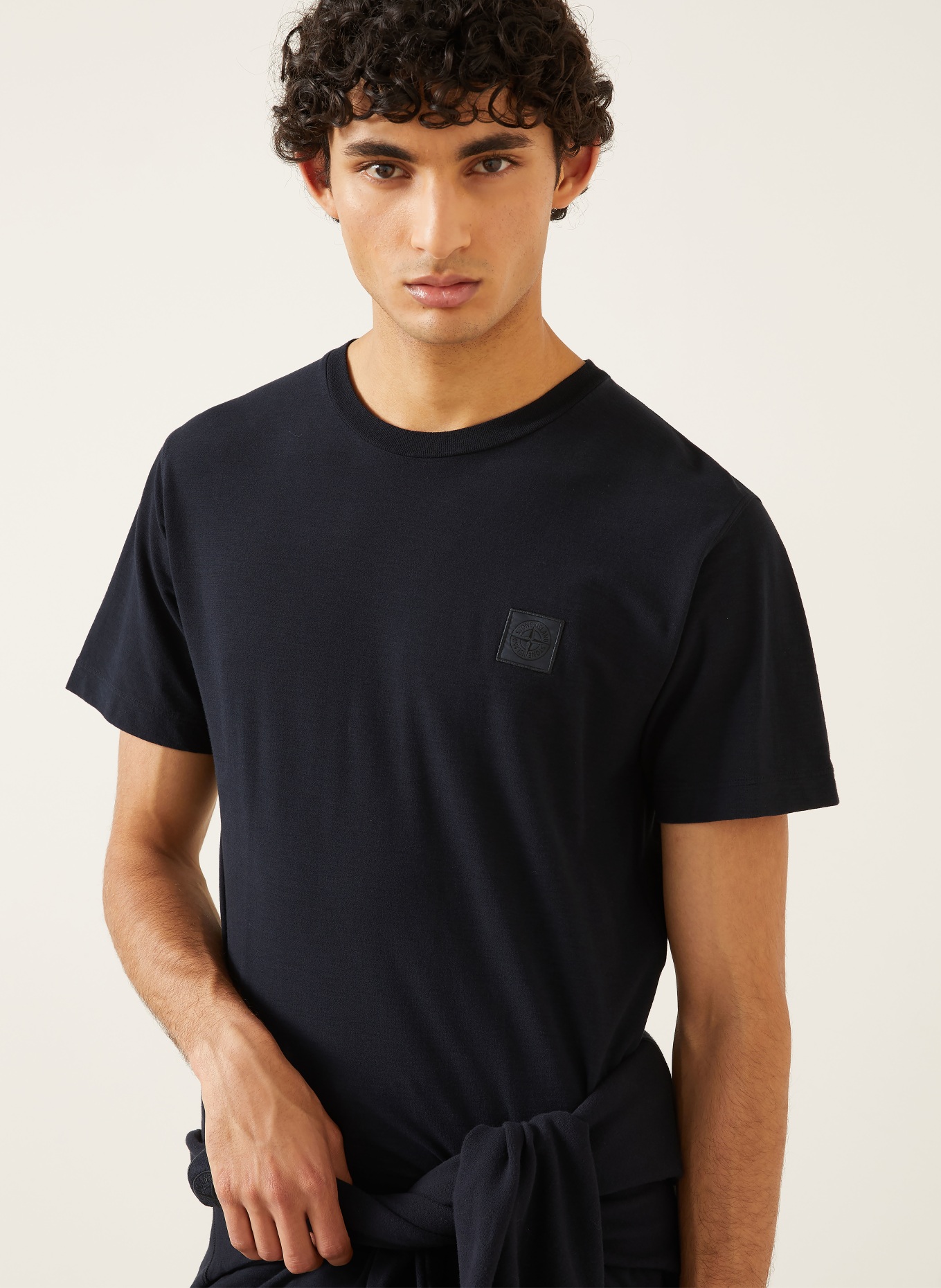 STONE ISLAND T-shirt GHOST: DONKERBLAUW