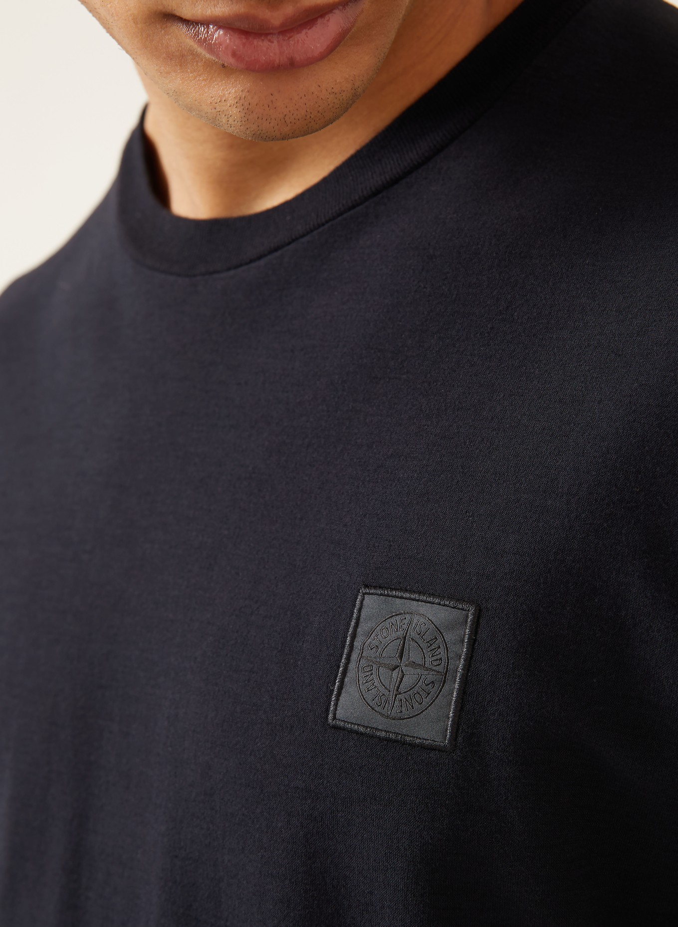 STONE ISLAND T-shirt GHOST: DONKERBLAUW