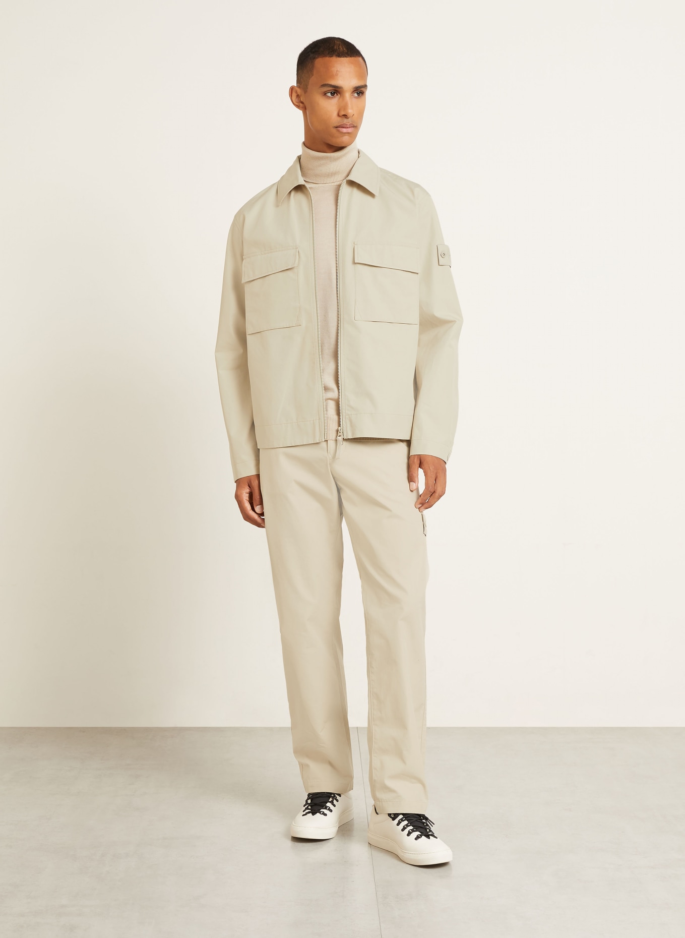 STONE ISLAND Overshirt GHOST: BEIGE