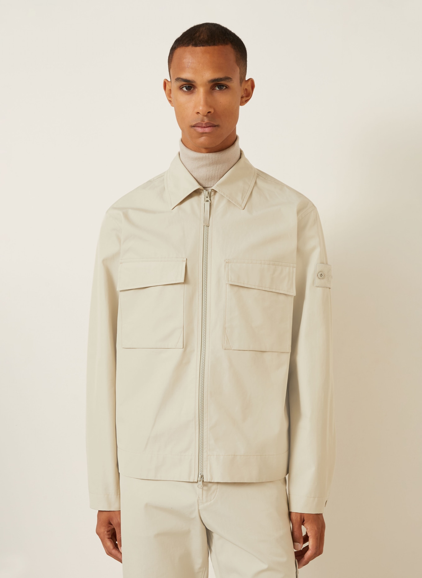 STONE ISLAND Overshirt GHOST: BEIGE