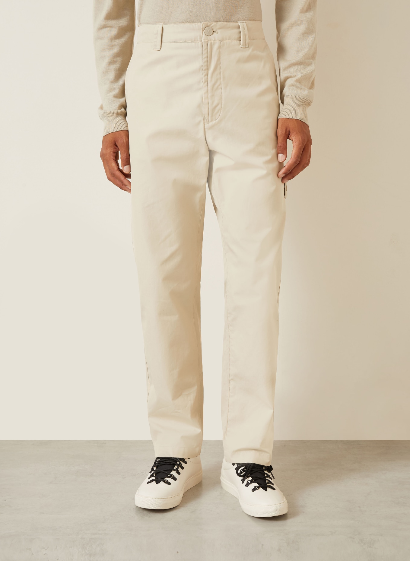 STONE ISLAND Chino GHOST Regular Fit: CREME